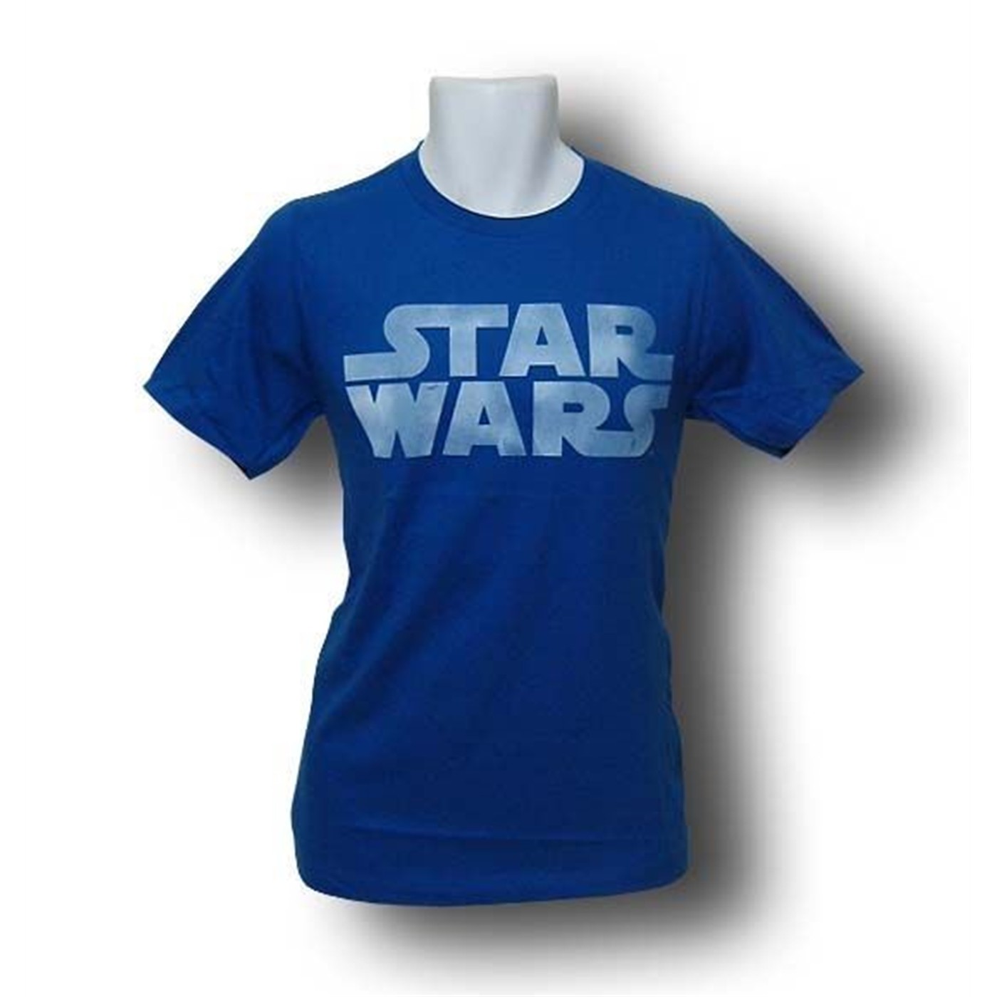 Star Wars Faded Logo Light Blue T-Shirt