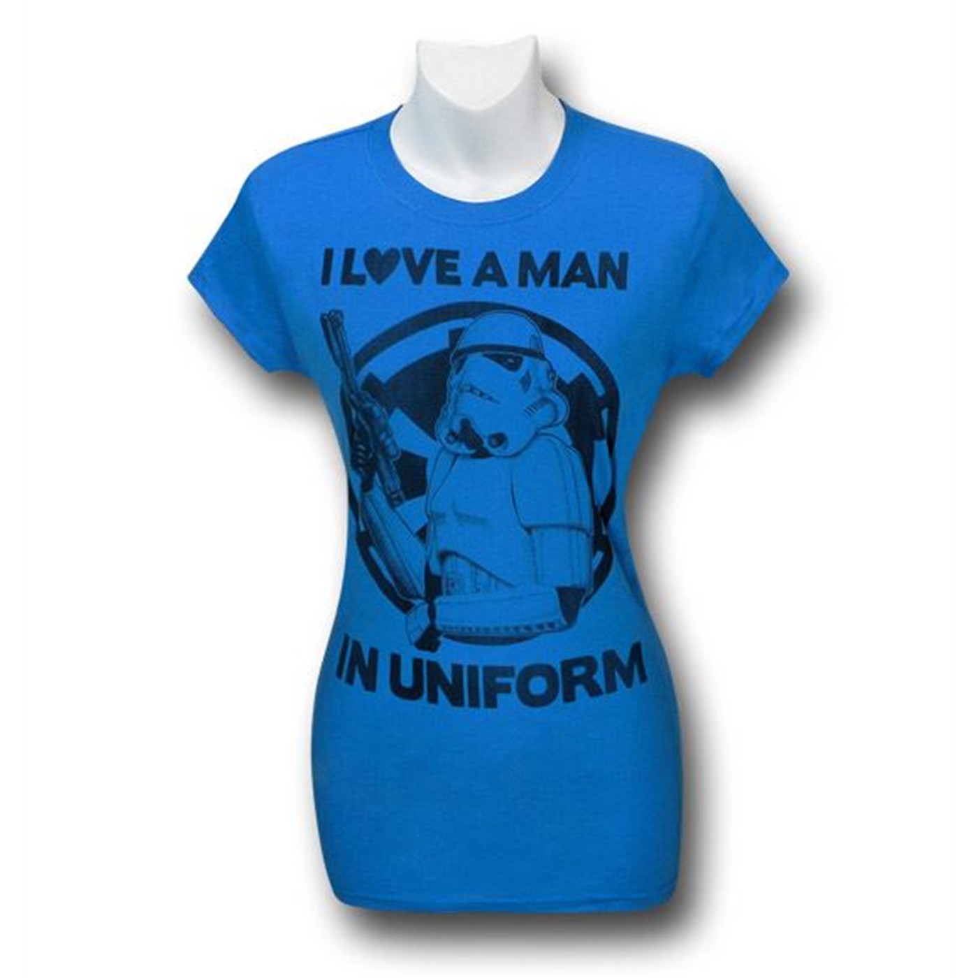 Star Wars Man In Uniform Juniors T-Shirt