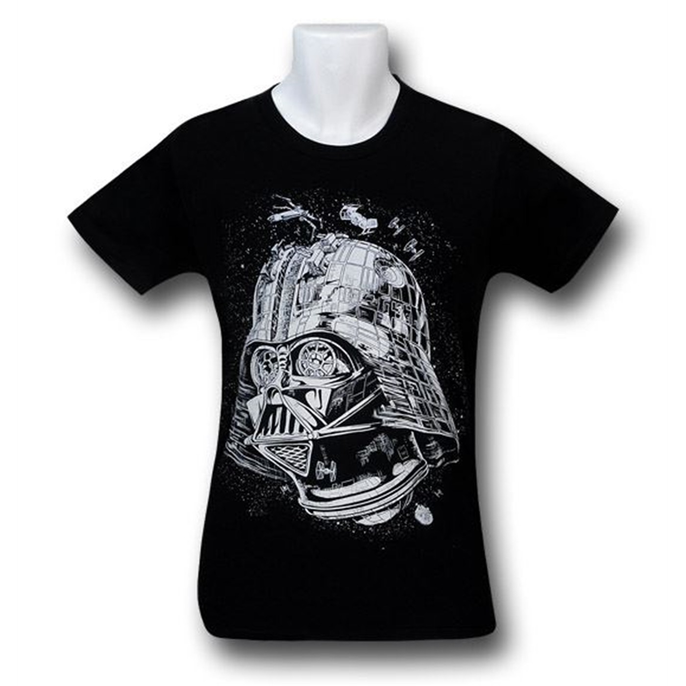 Star Wars Vader Death Star Dome 30s T-Shirt