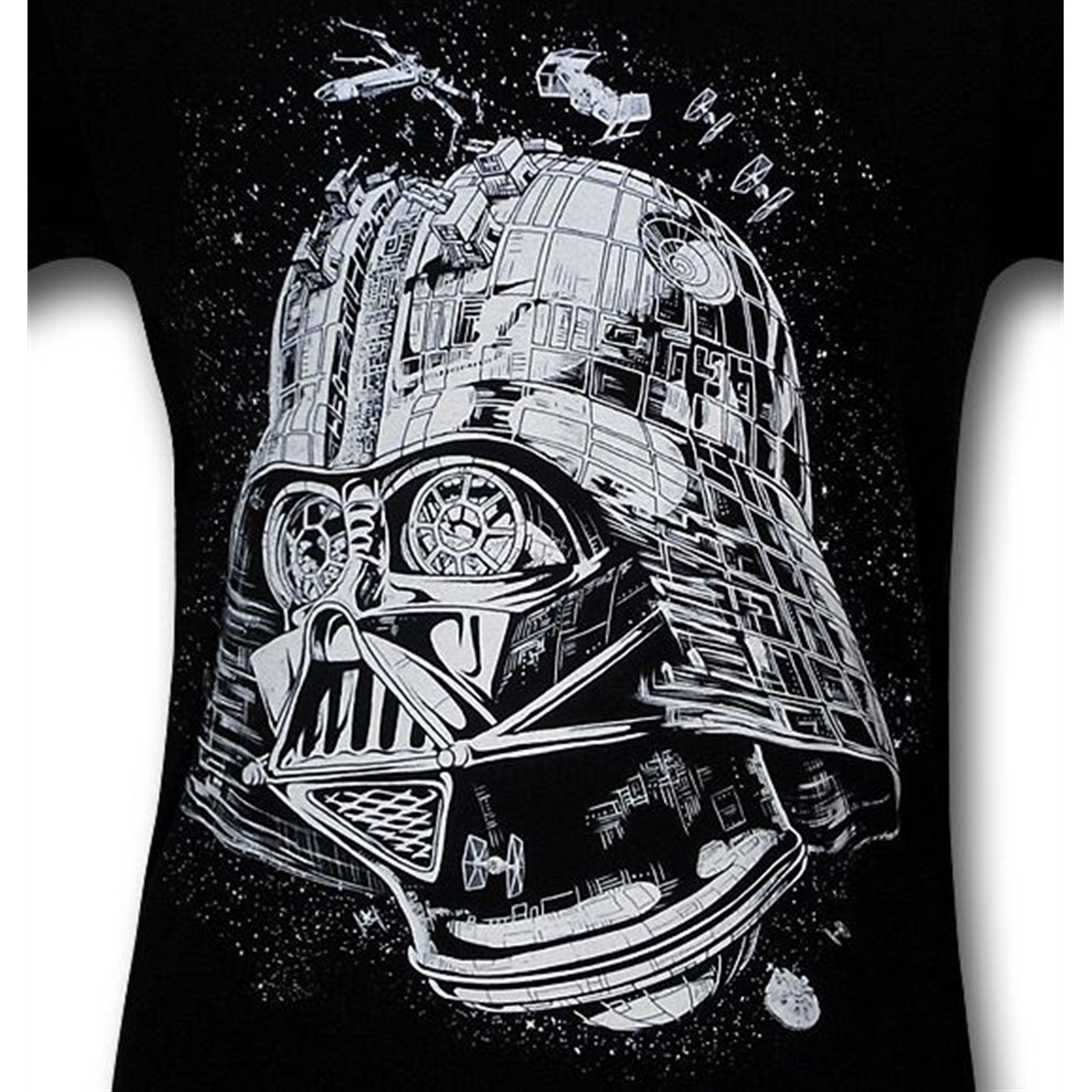 Star Wars Vader Death Star Dome 30s T-Shirt