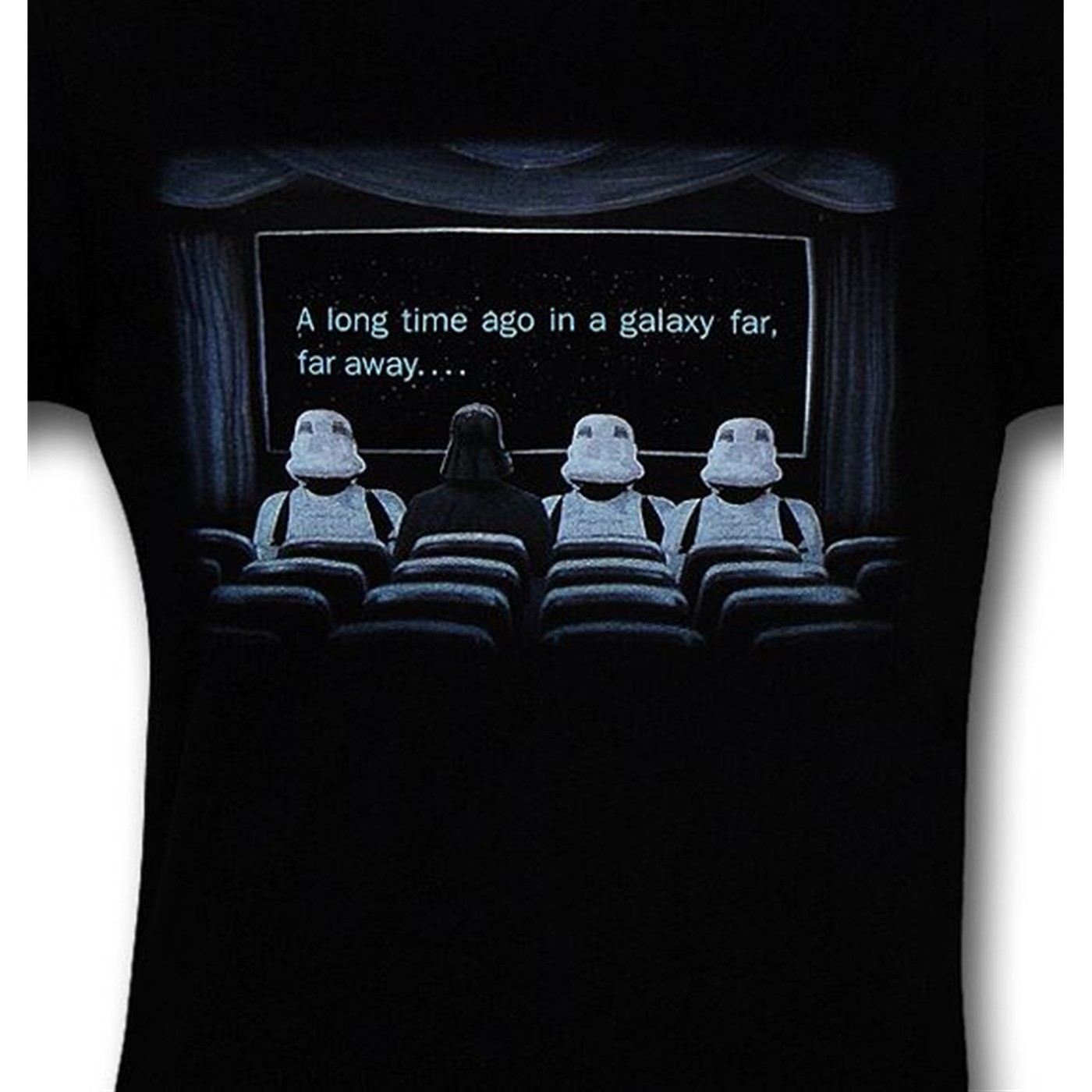 Star Wars Vader at the Movies 30 Single T-Shirt