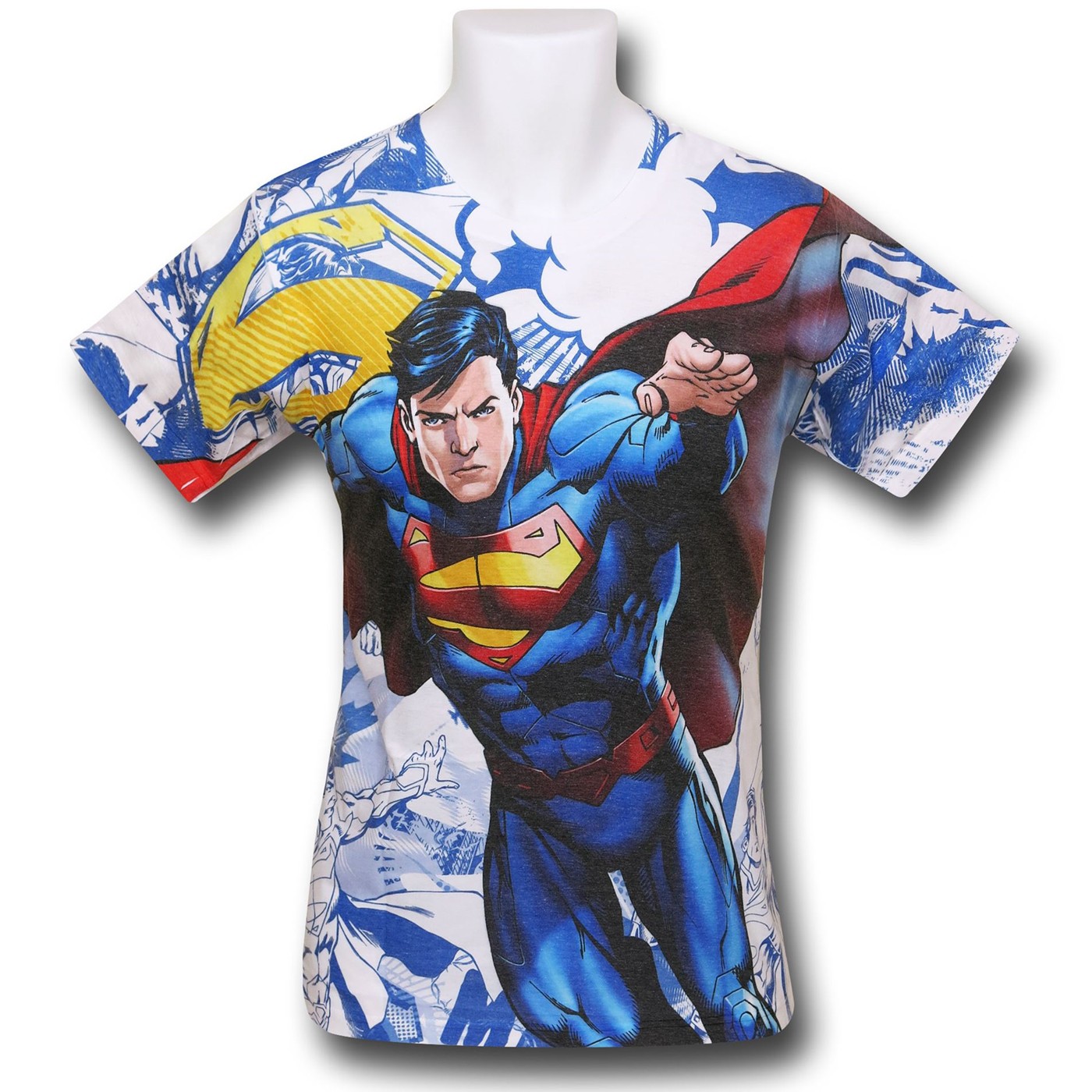 Superman Action Hero Sublimated T-Shirt