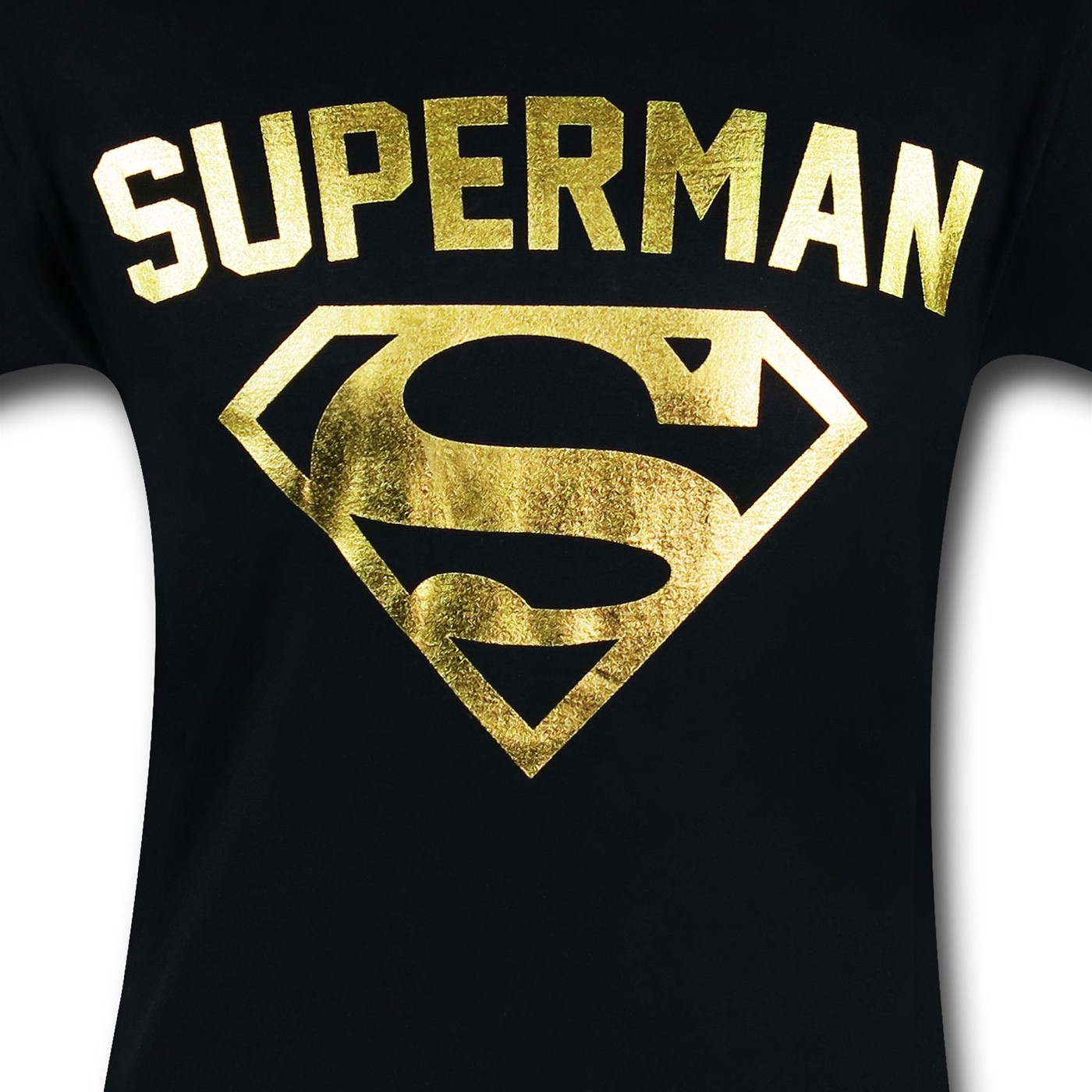 Superman Black Gold Symbol 30 Single T-Shirt