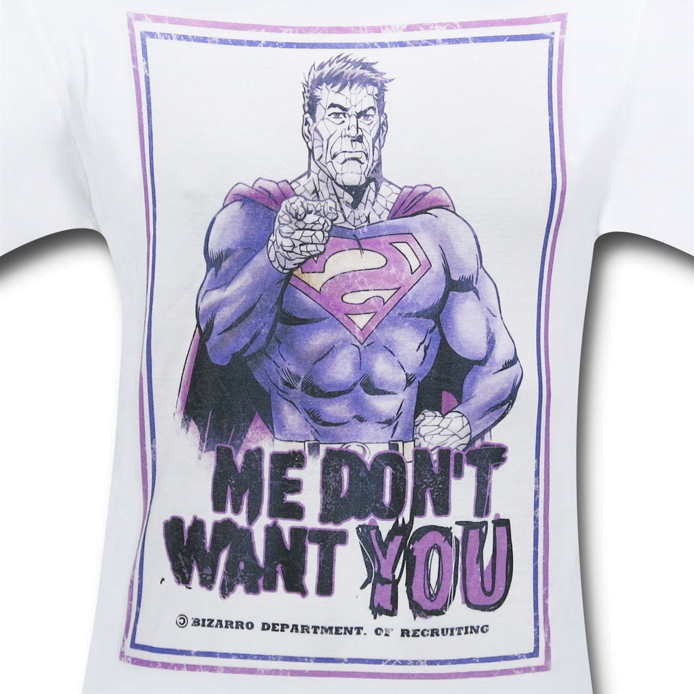 Superman Bizarro Don't Want You (30 Single) T-Shirt