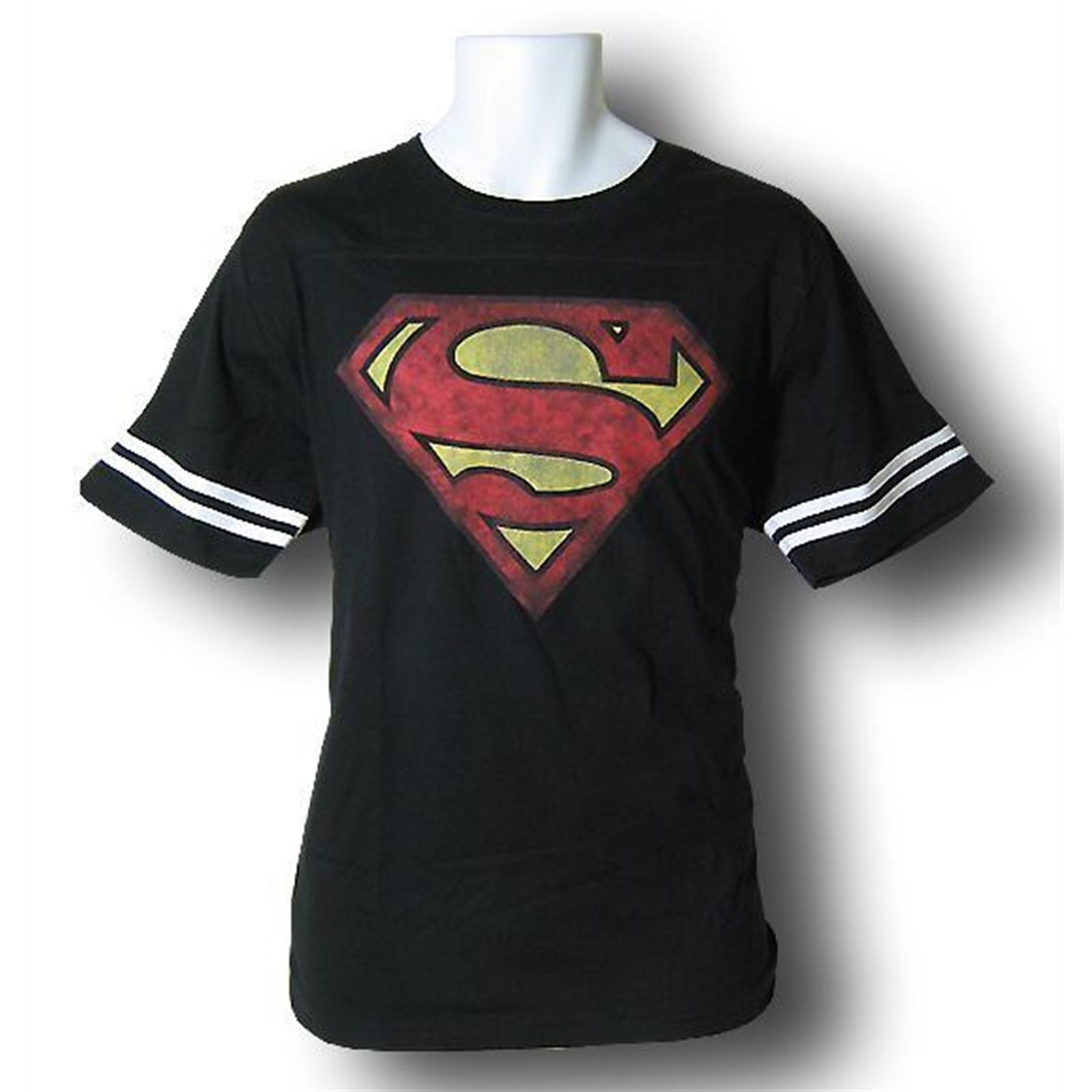 Superman Black Athlete T-Shirt