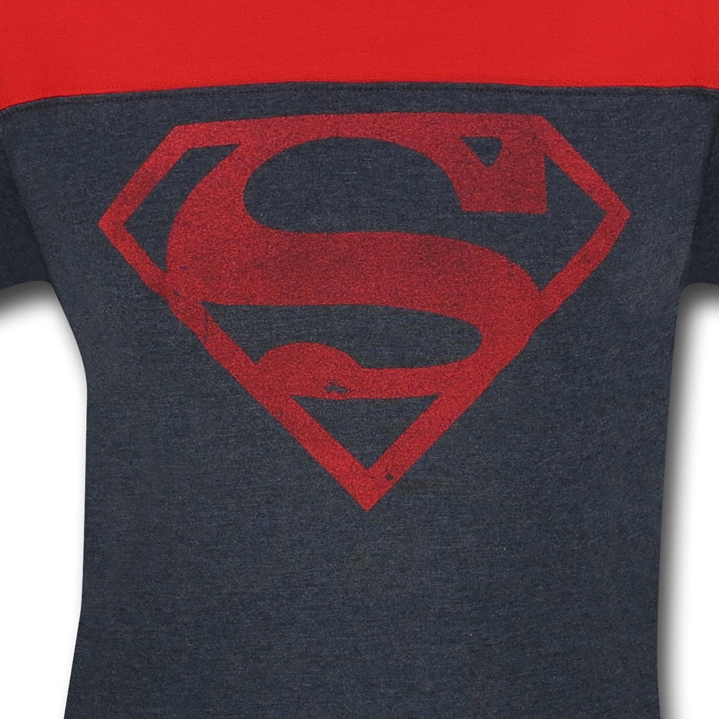 Superboy Symbol Distressed Athletic T-Shirt
