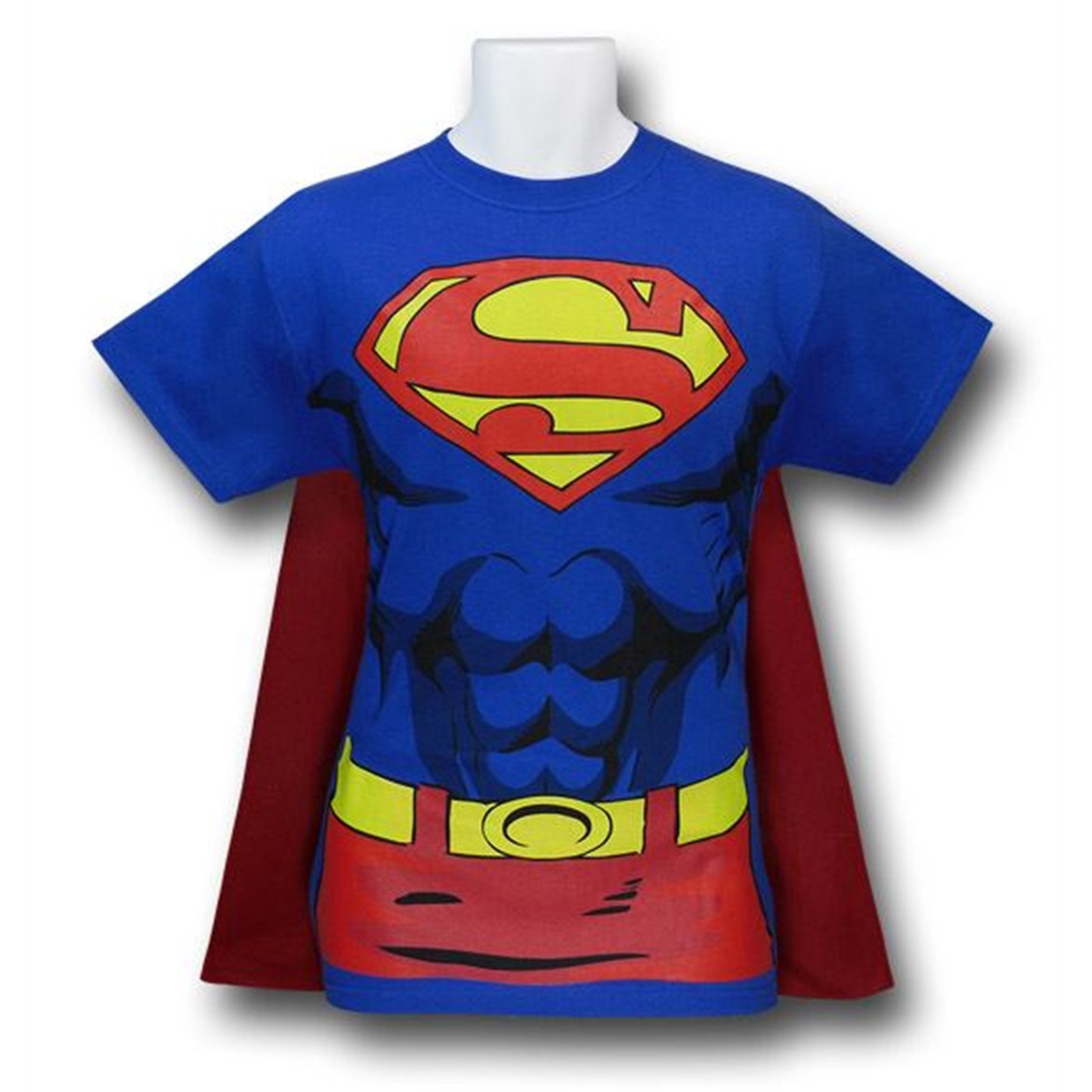Superman 6-Pack Abs Costume Caped T-Shirt
