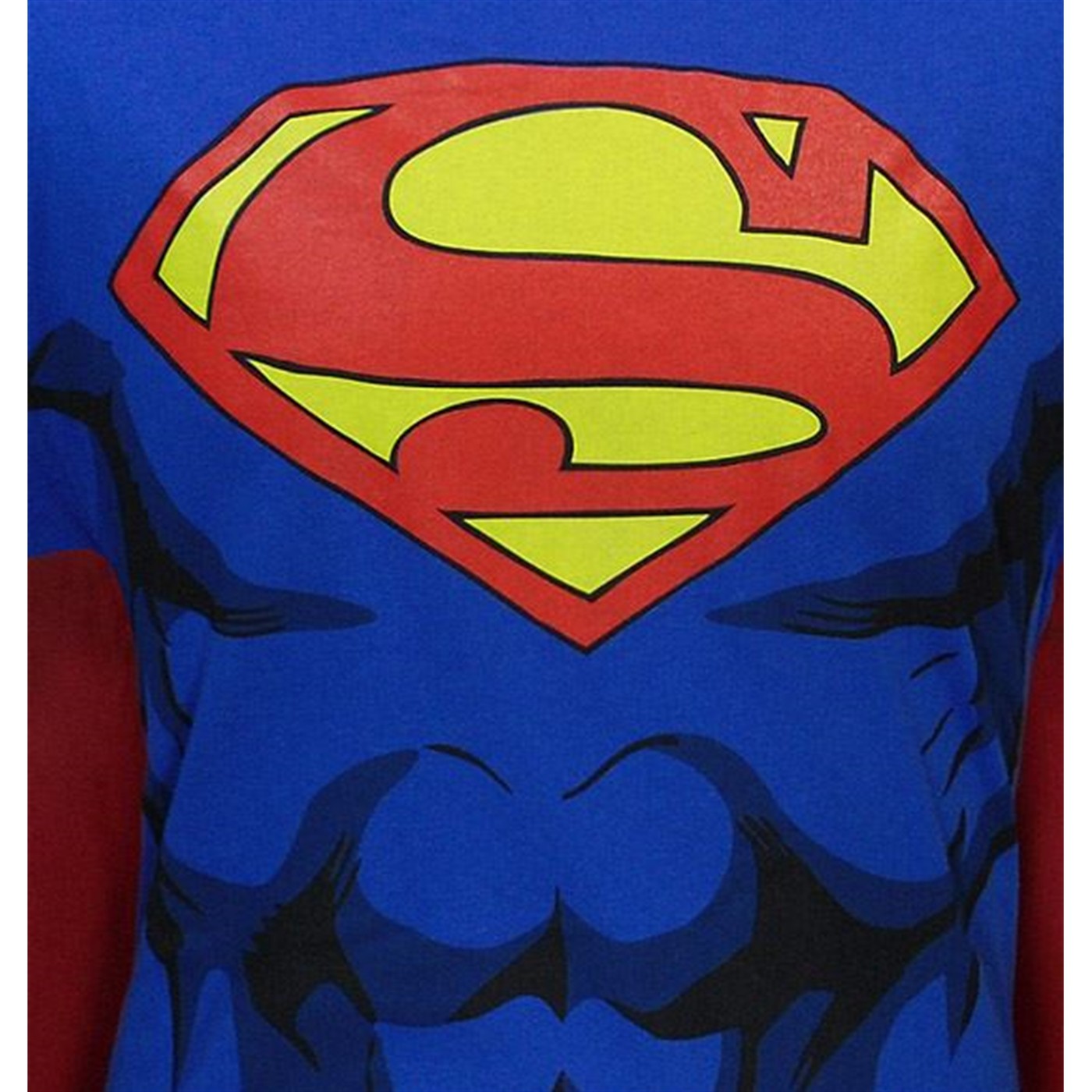 Superman 6-Pack Abs Costume Caped T-Shirt