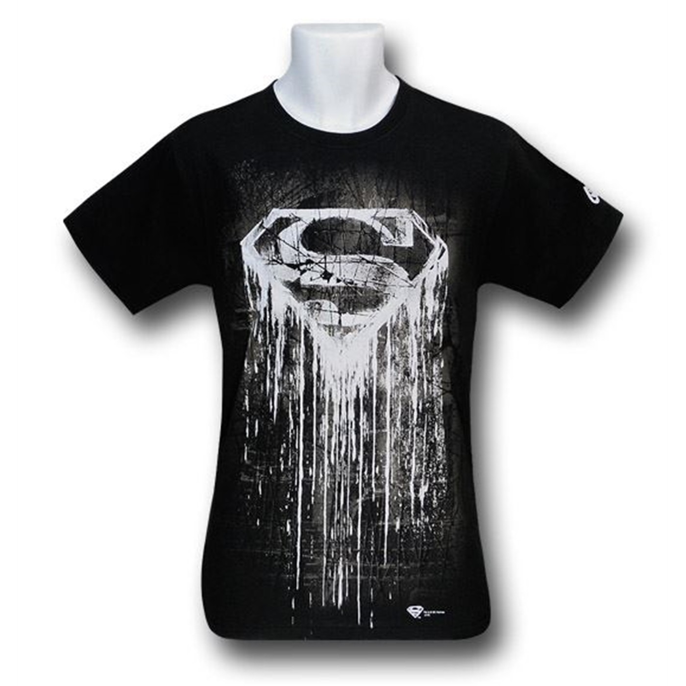 Superman Dark Symbol Streaking T-Shirt