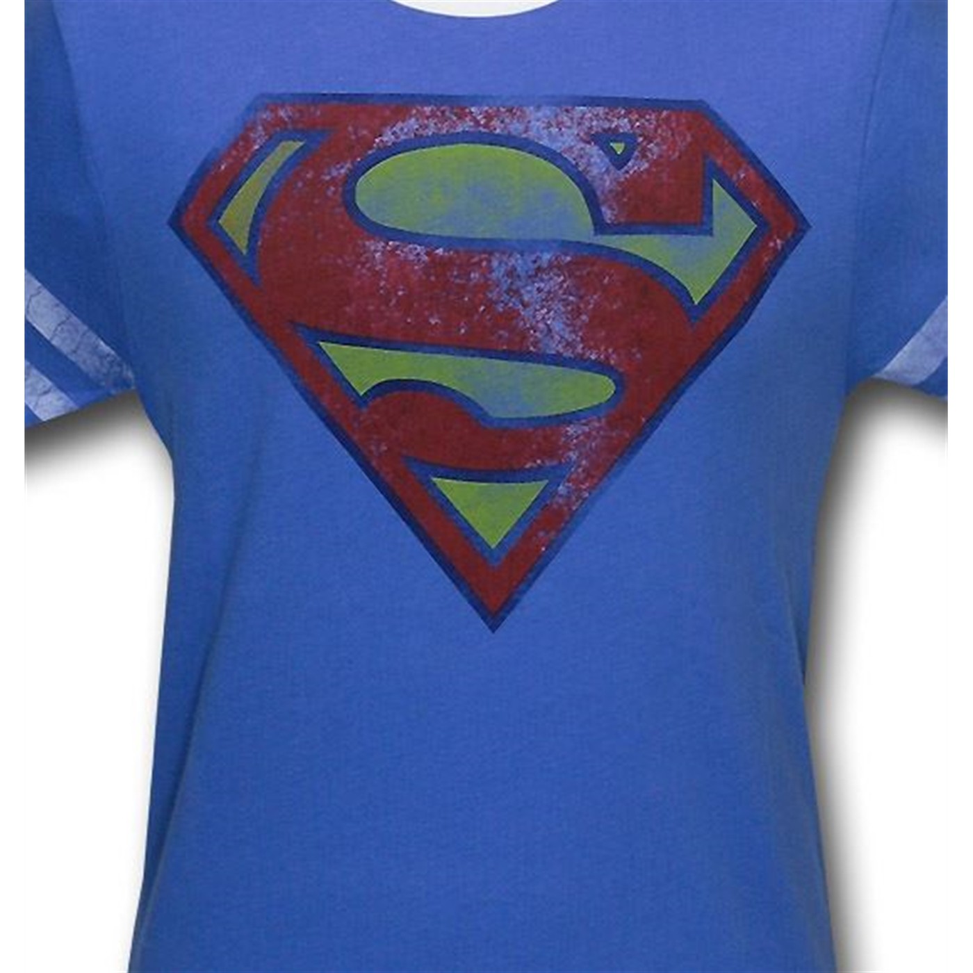Superman Distressed Athlete 30 Single T-Shirt
