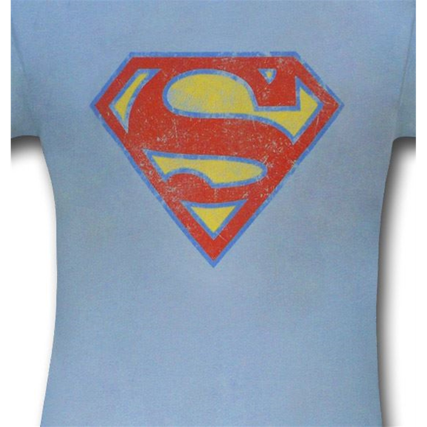 Superman Distressed Super S 30 Single T-Shirt