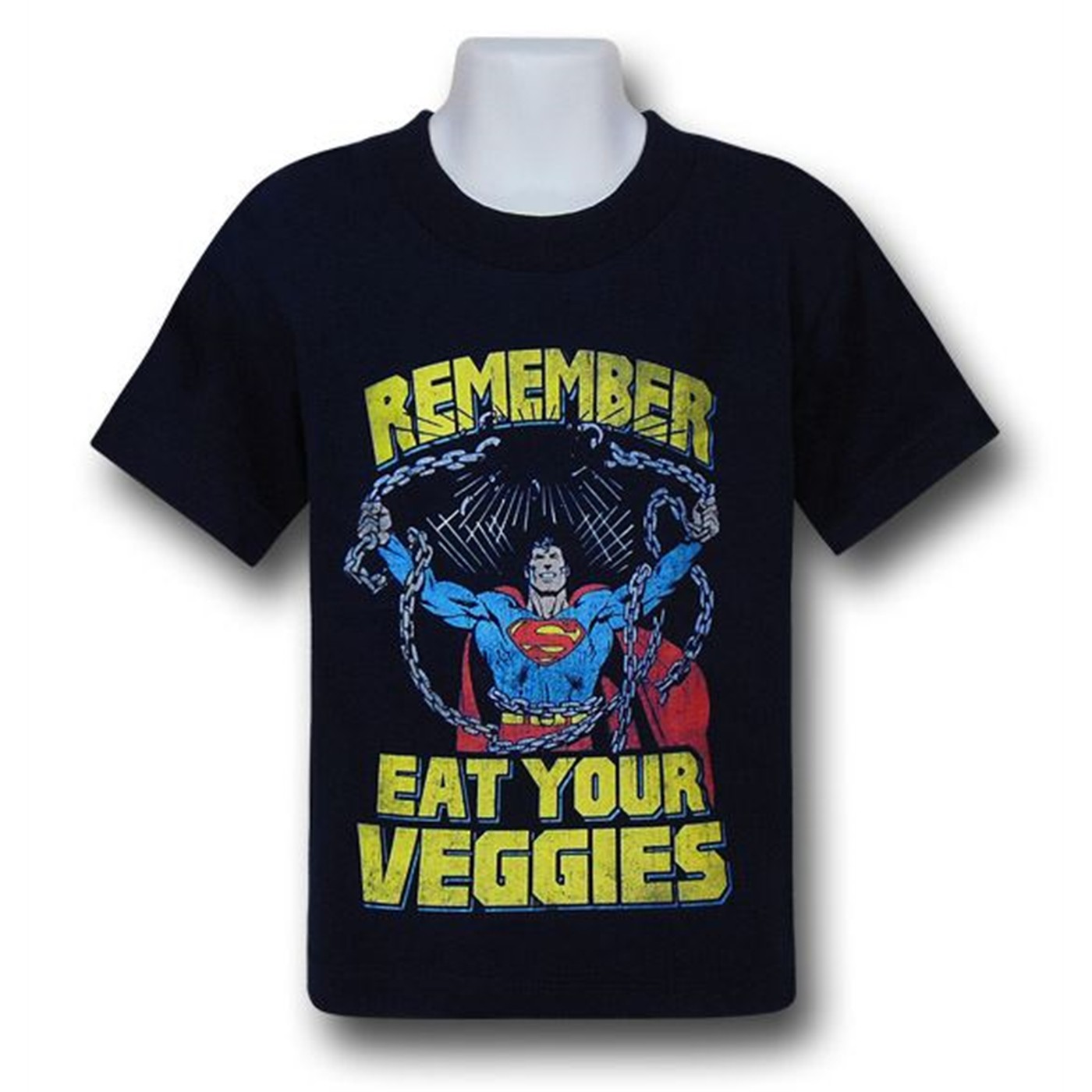 Superman Eat Your Veggies Kids T-Shirt