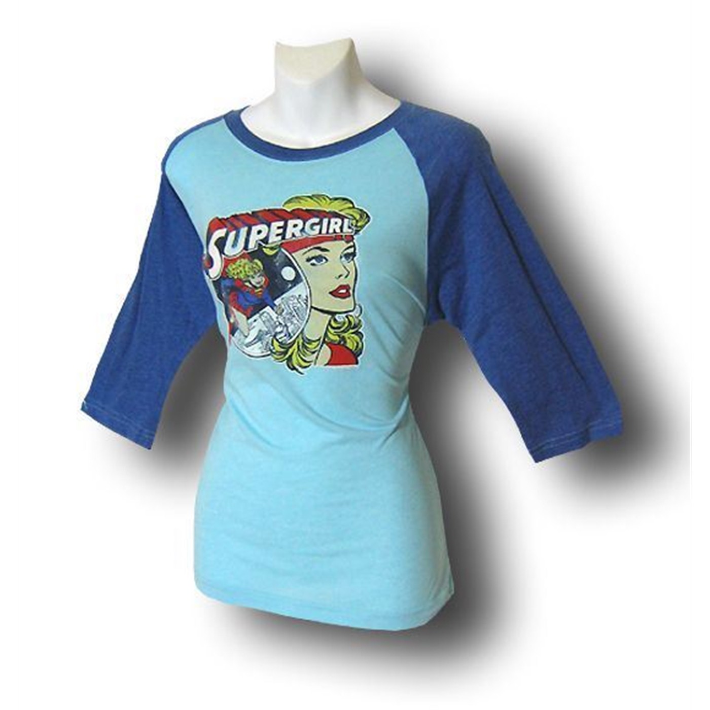 Supergirl Classic  Baseball Flock Junkfood T-Shirt