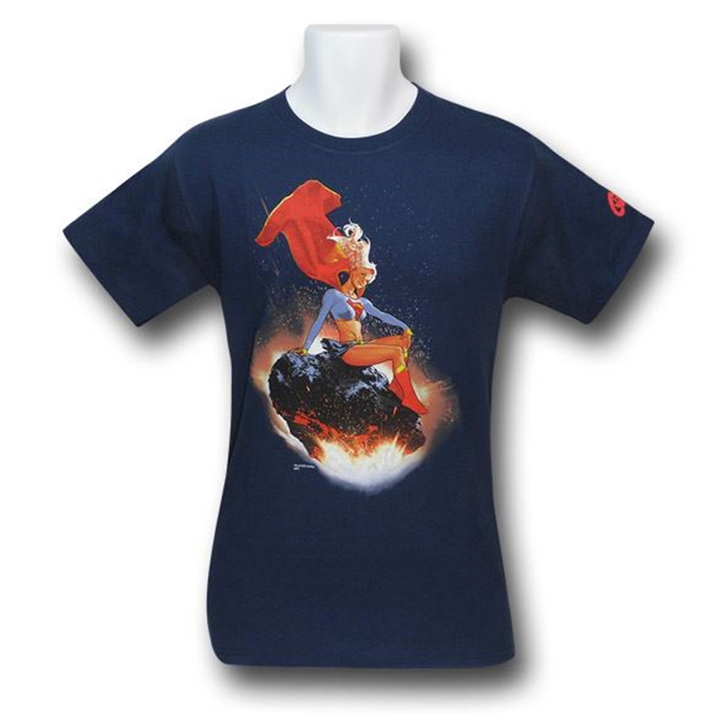 Supergirl T-Shirt Meteorite Adam Hughes
