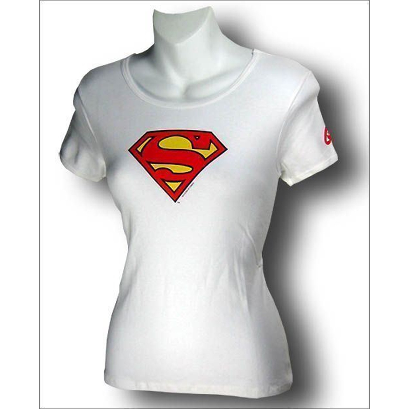 Supergirl T-Shirt Juniors White