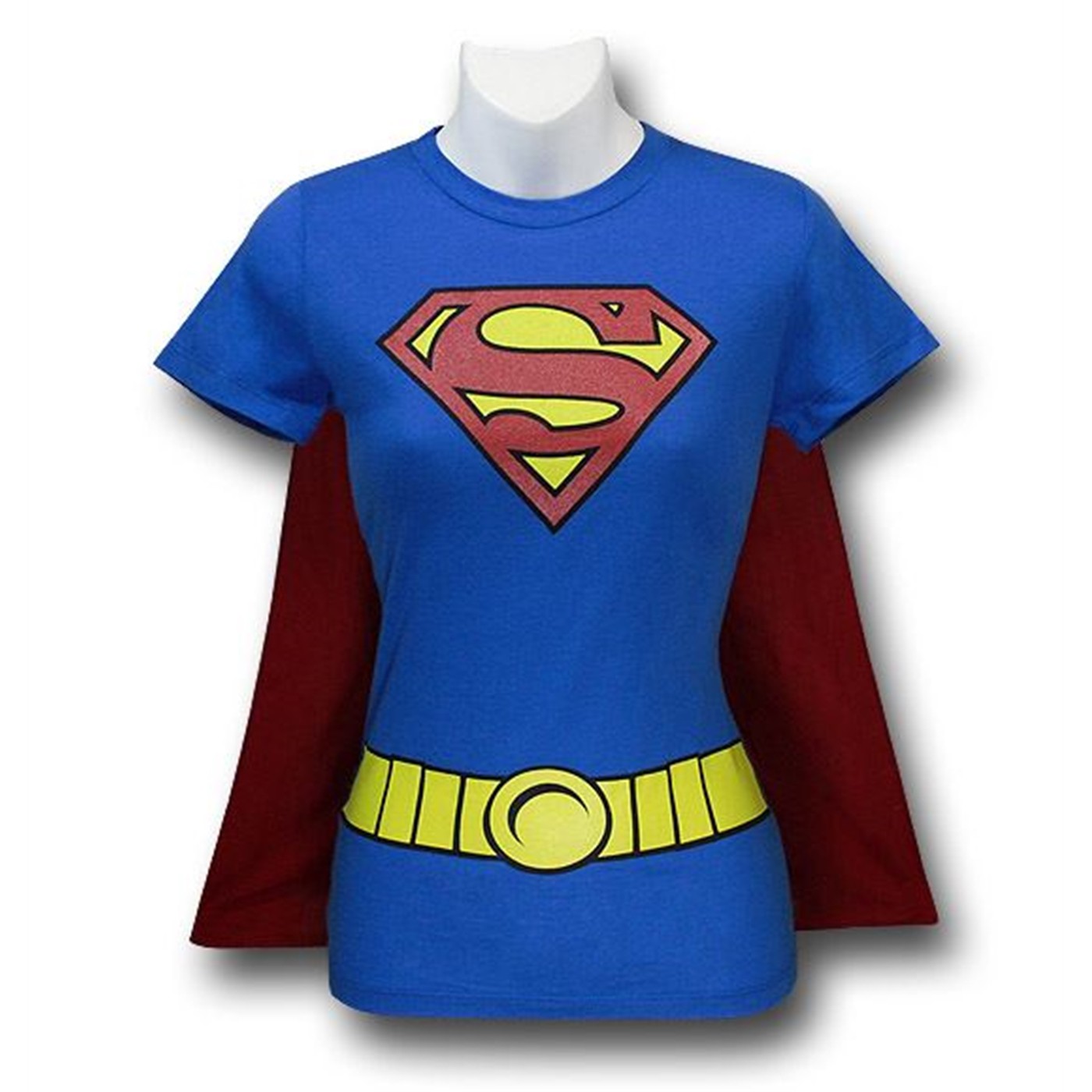 Supergirl Juniors Costume Caped T-Shirt
