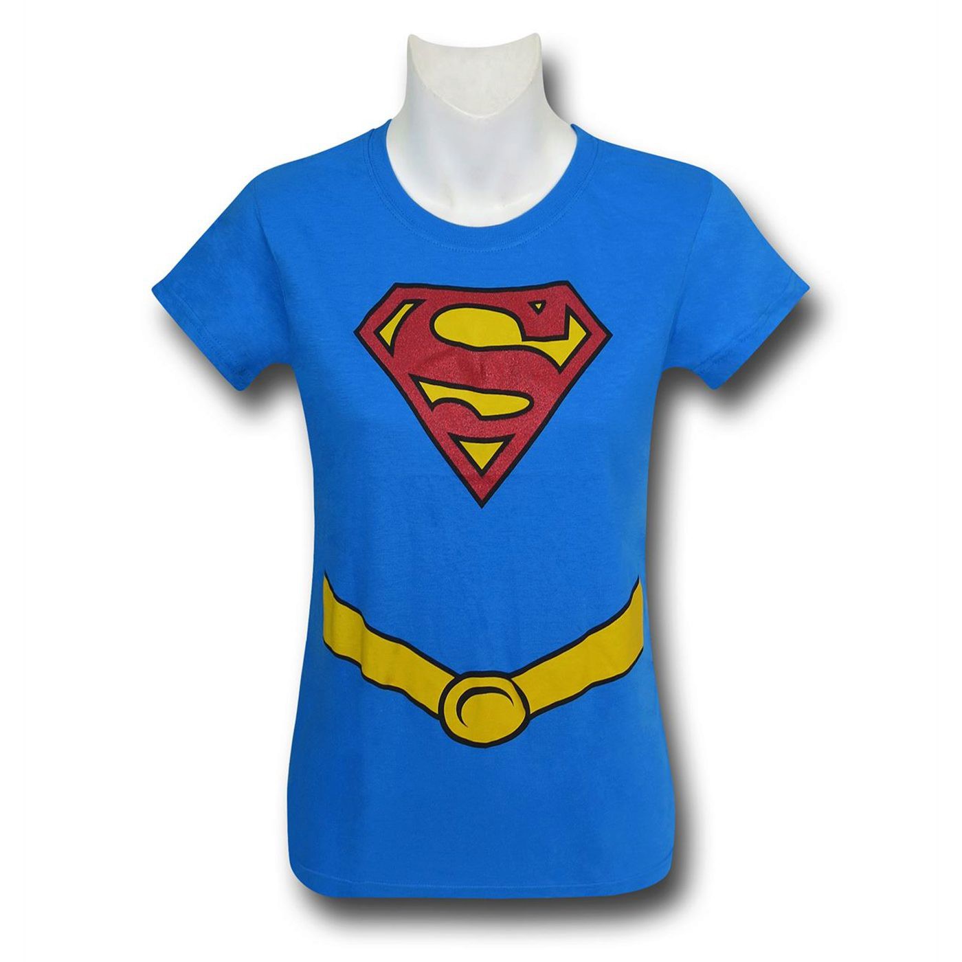 Supergirl Glitter Suit-Up Girls T-Shirt