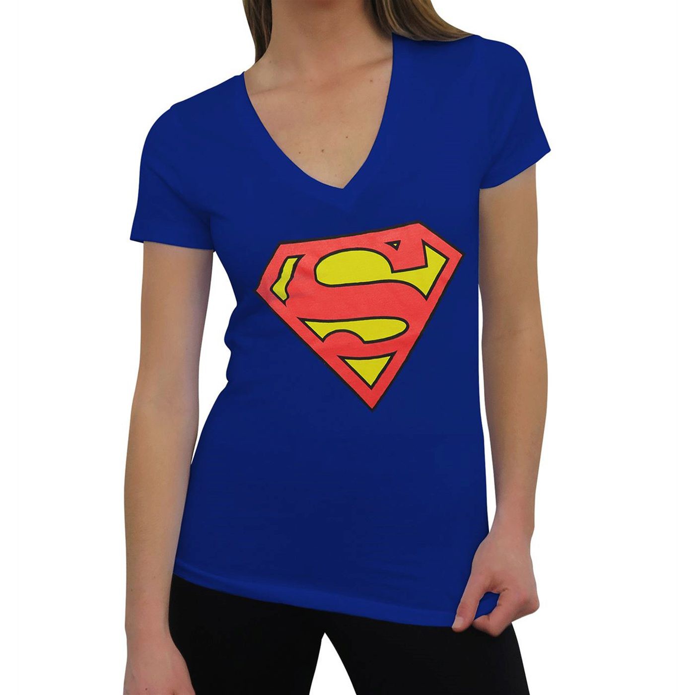 Superman t clearance shirt v neck