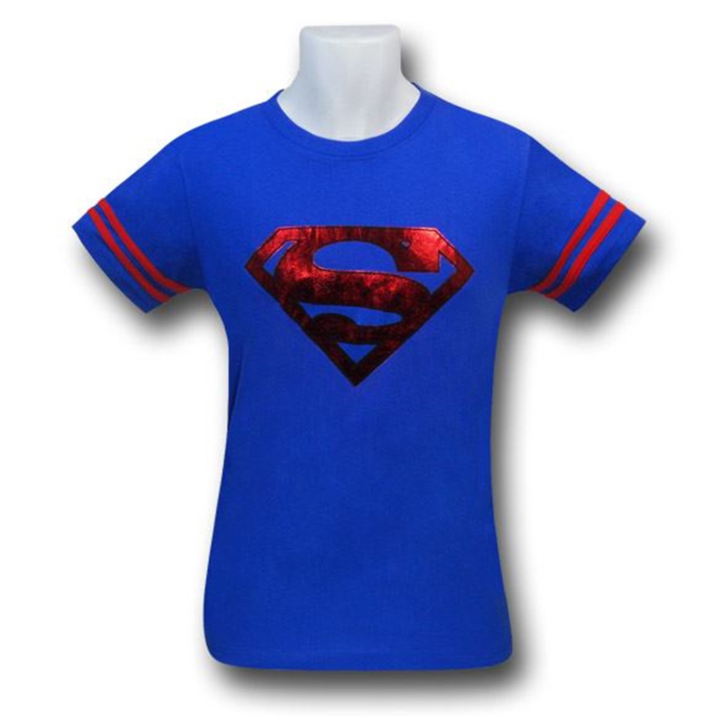 Superman Kids Foil Symbol Athletic T-Shirt