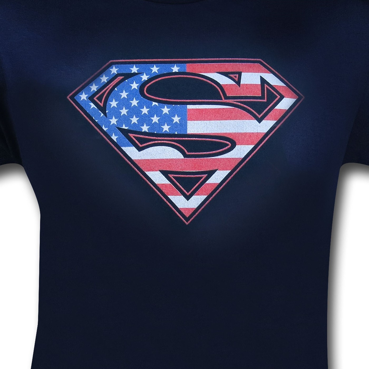 Superman Kids Navy Flag Symbol T-Shirt
