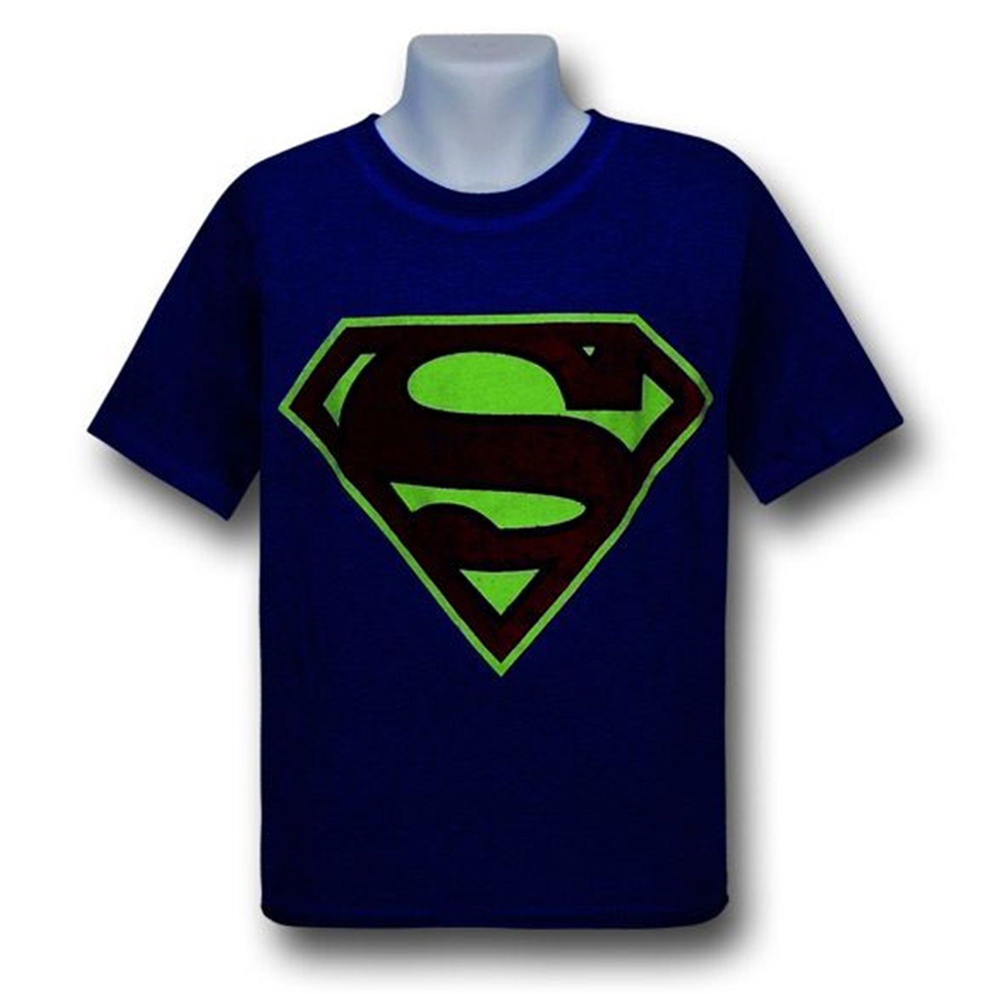 Superman Red/White Glow in the Dark Kids T-Shirt