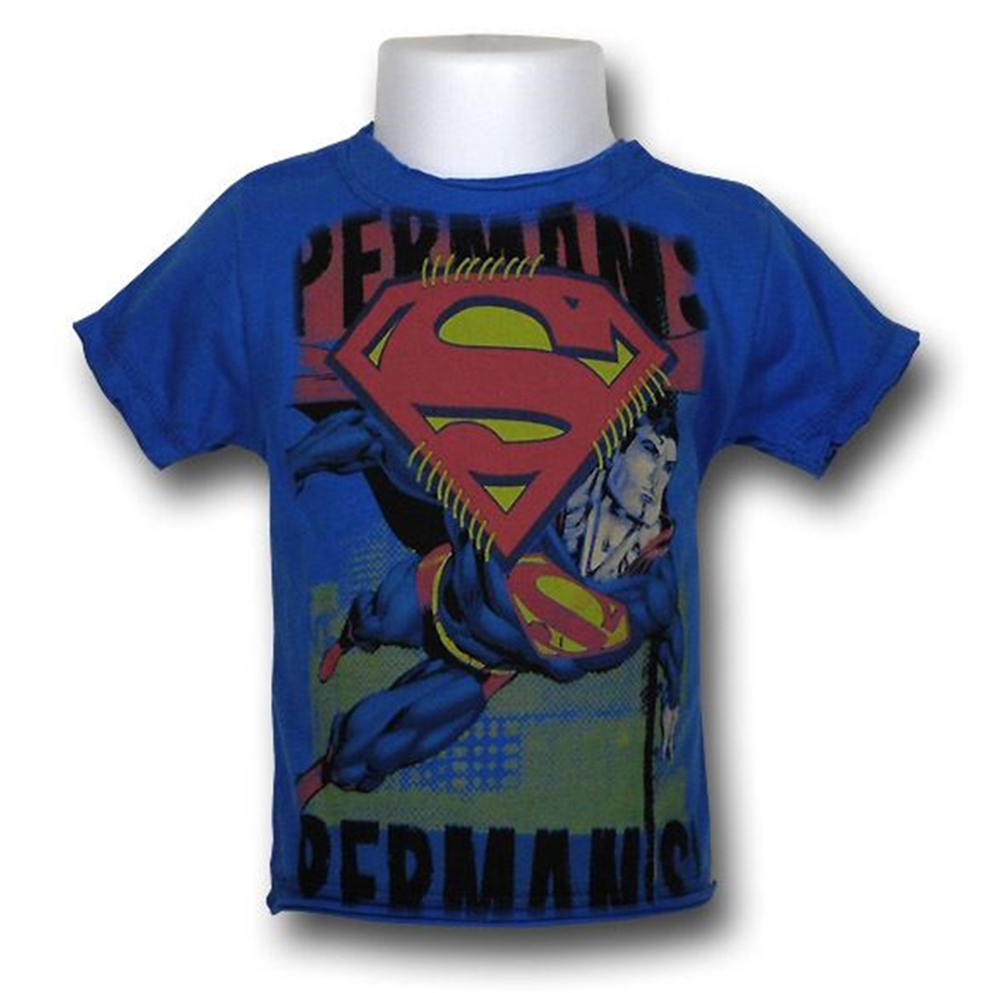 Superman Kids Stitched Shield 30 Single T-Shirt