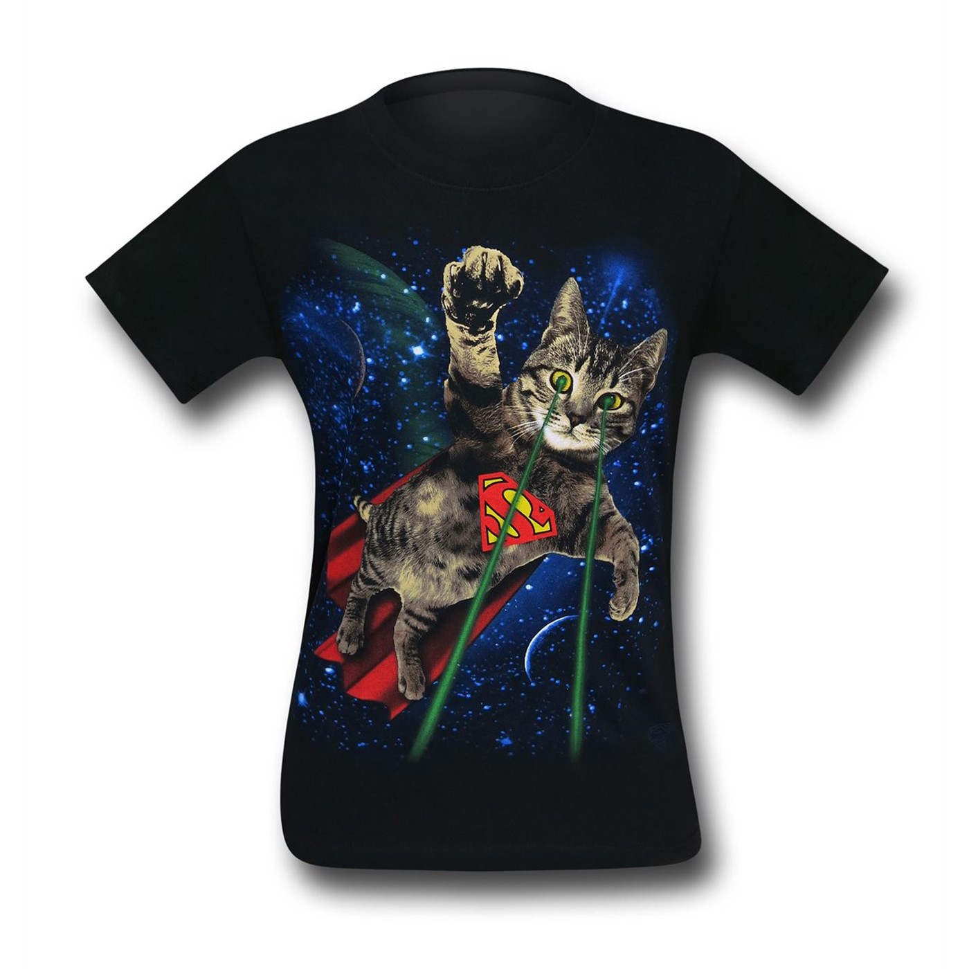 Superman Super Kitty in Space Men's T-Shirt