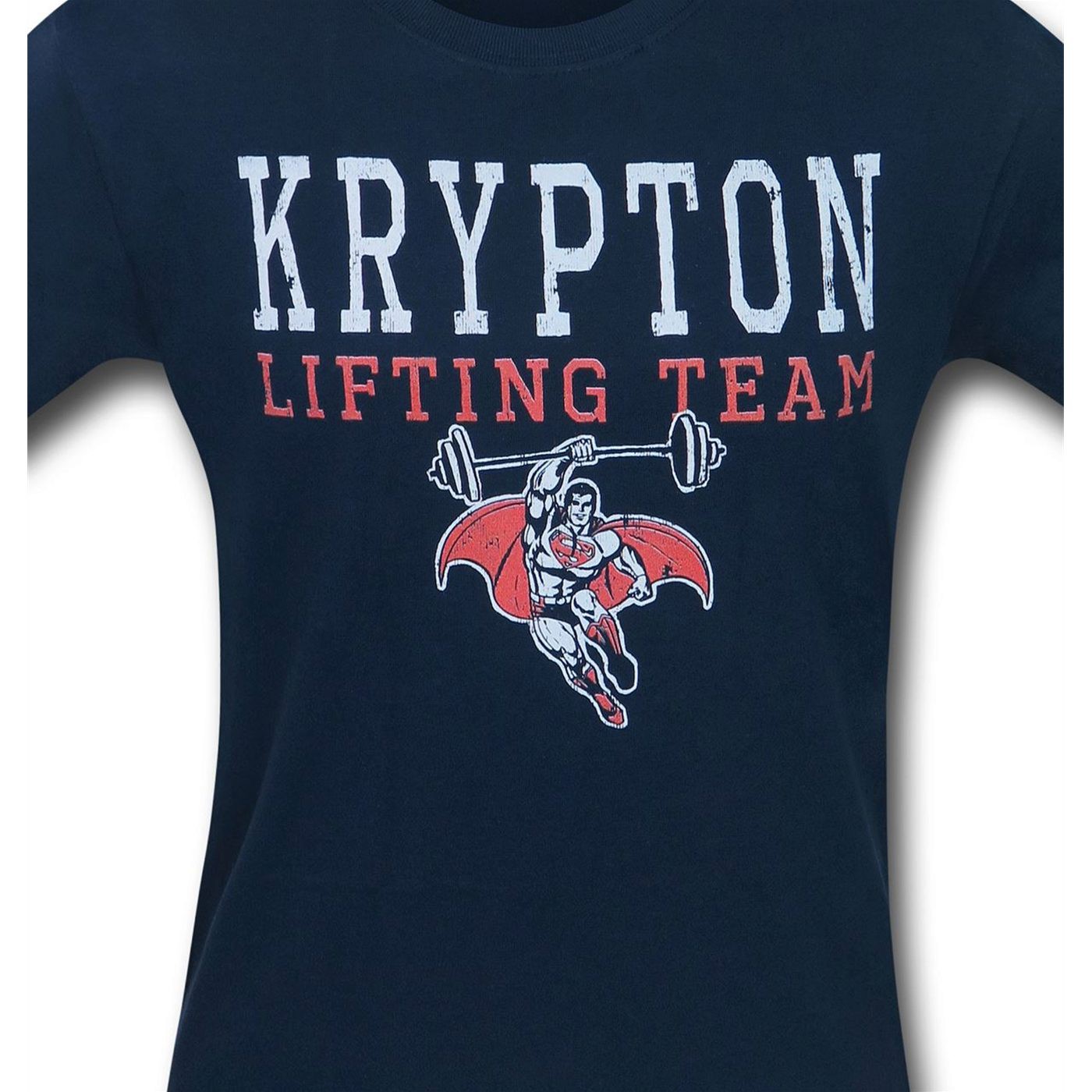 Superman Krypton Lifting Team Men's T-Shirt