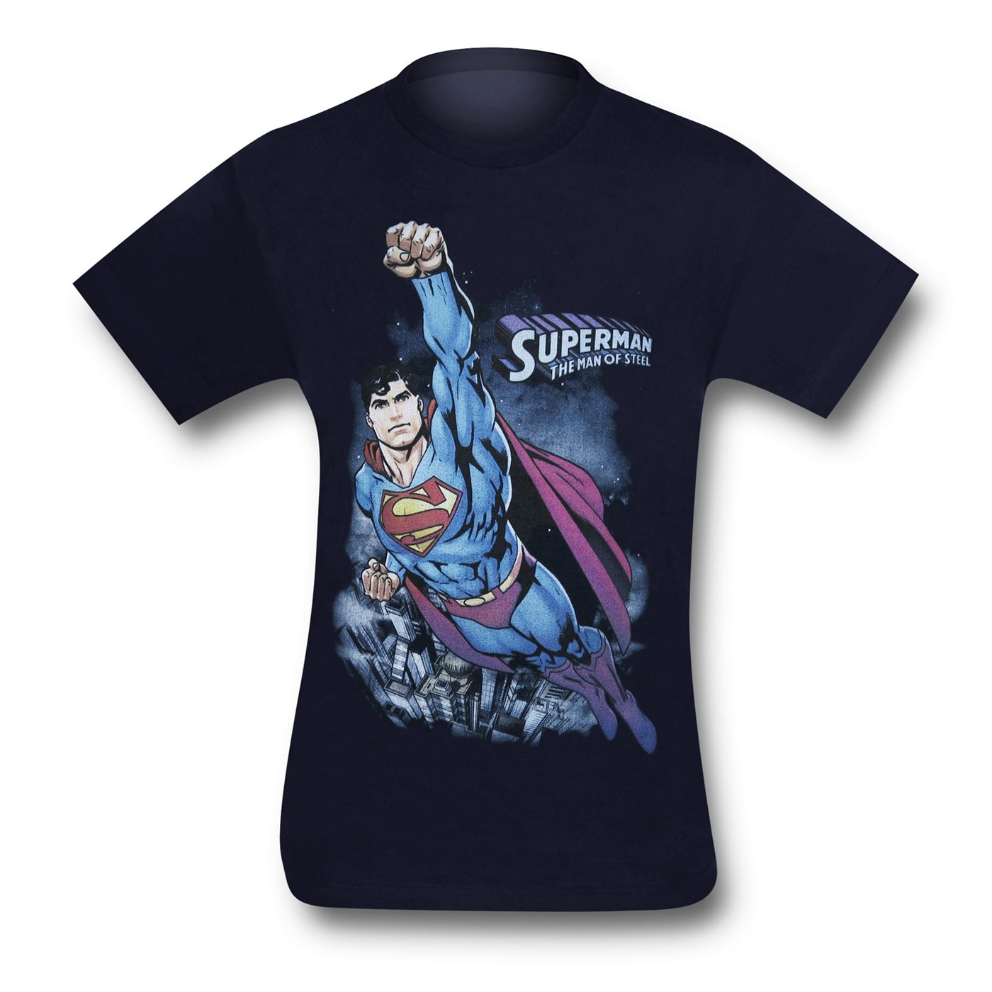 Superman Left Fist Flight Kids T-Shirt