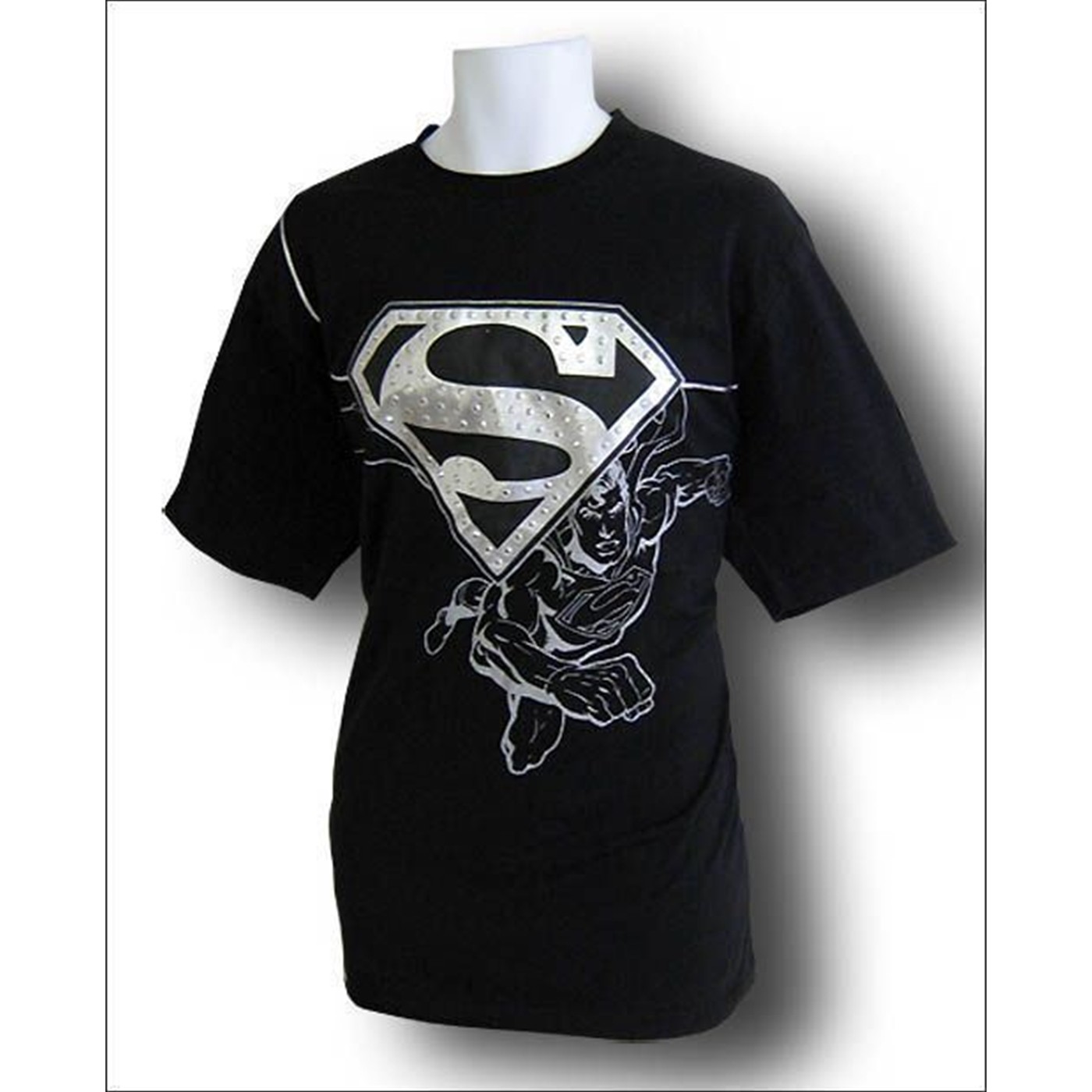 Superman Black Steel T-Shirt by Lot 29