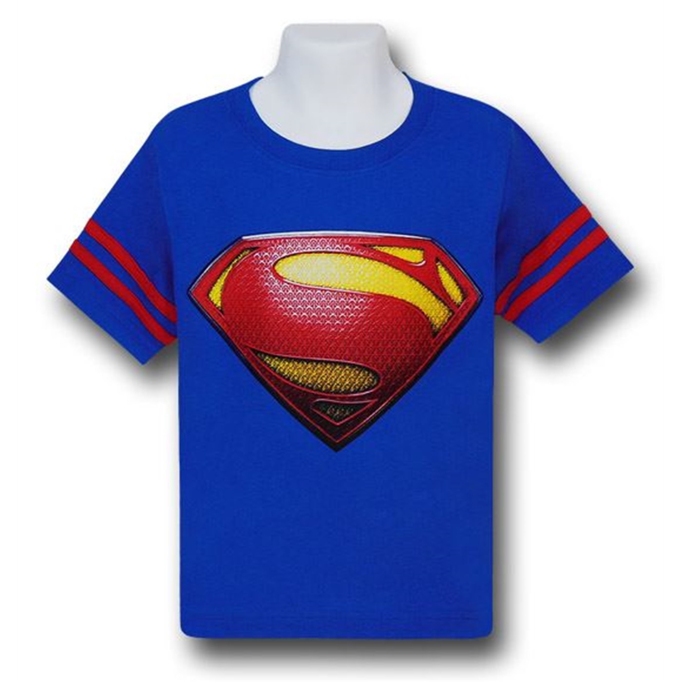 Superman Man of Steel Athletic Kids T-Shirt