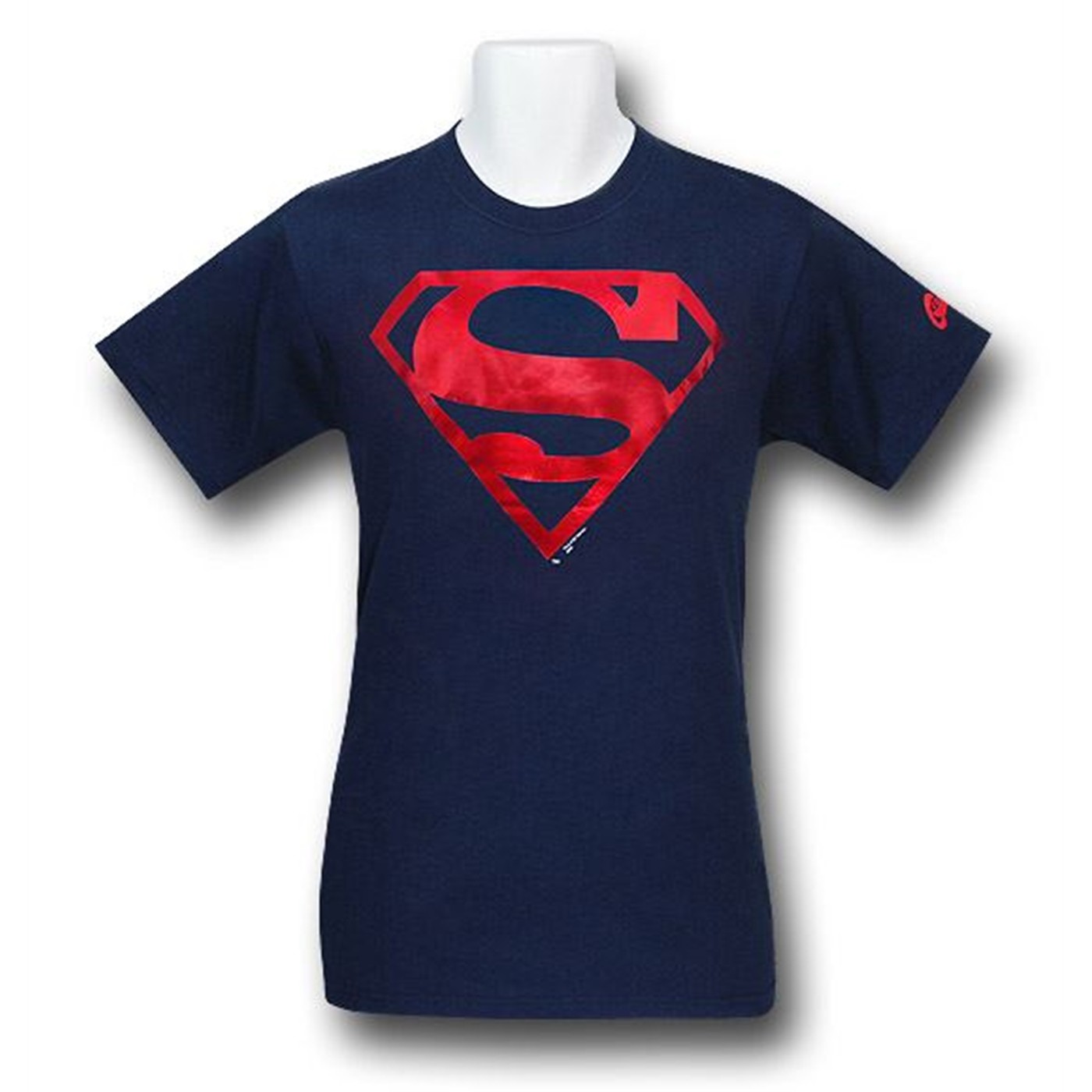 Superman Red Metalix Symbol T-Shirt