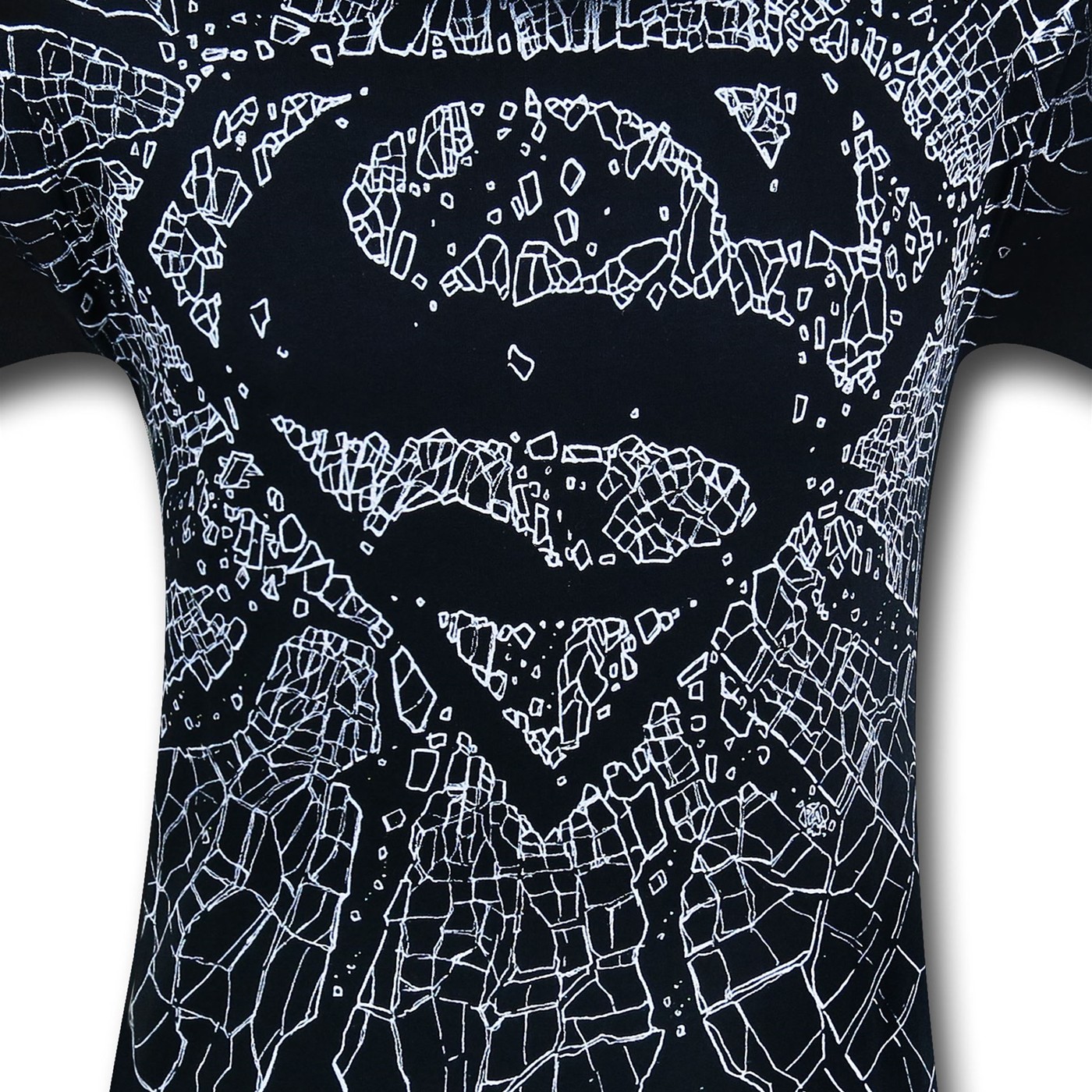Superman Cracked Symbol T-Shirt