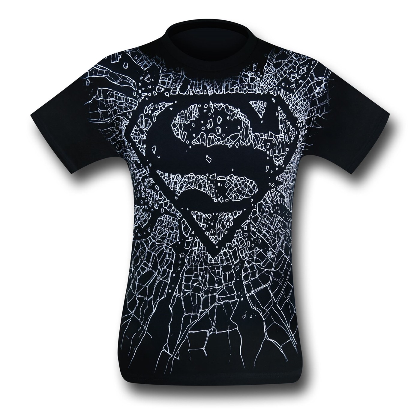 Superman Cracked Symbol T-Shirt