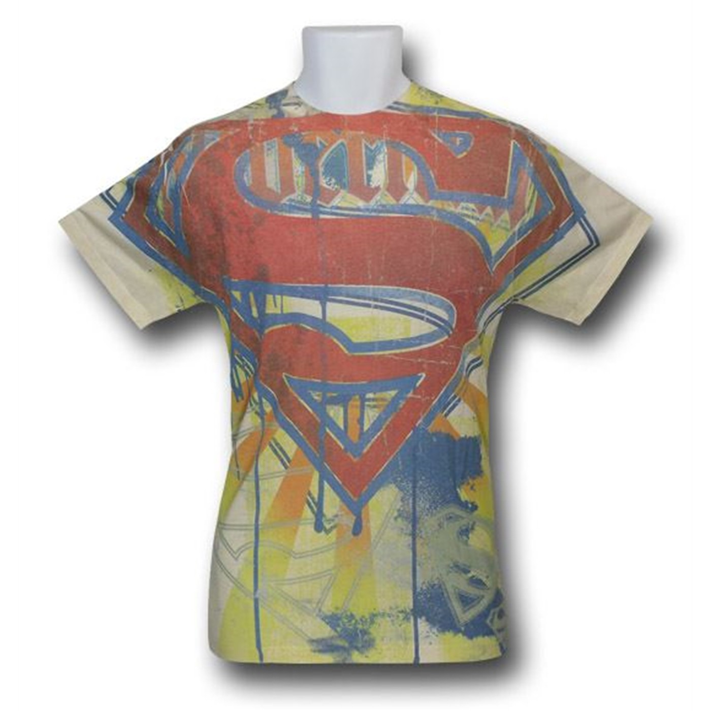 Superman Symbol Tag Sublimated T-Shirt