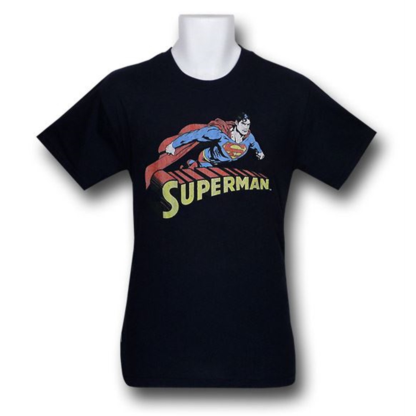 Superman Distressed Fly Up Kids T-Shirt