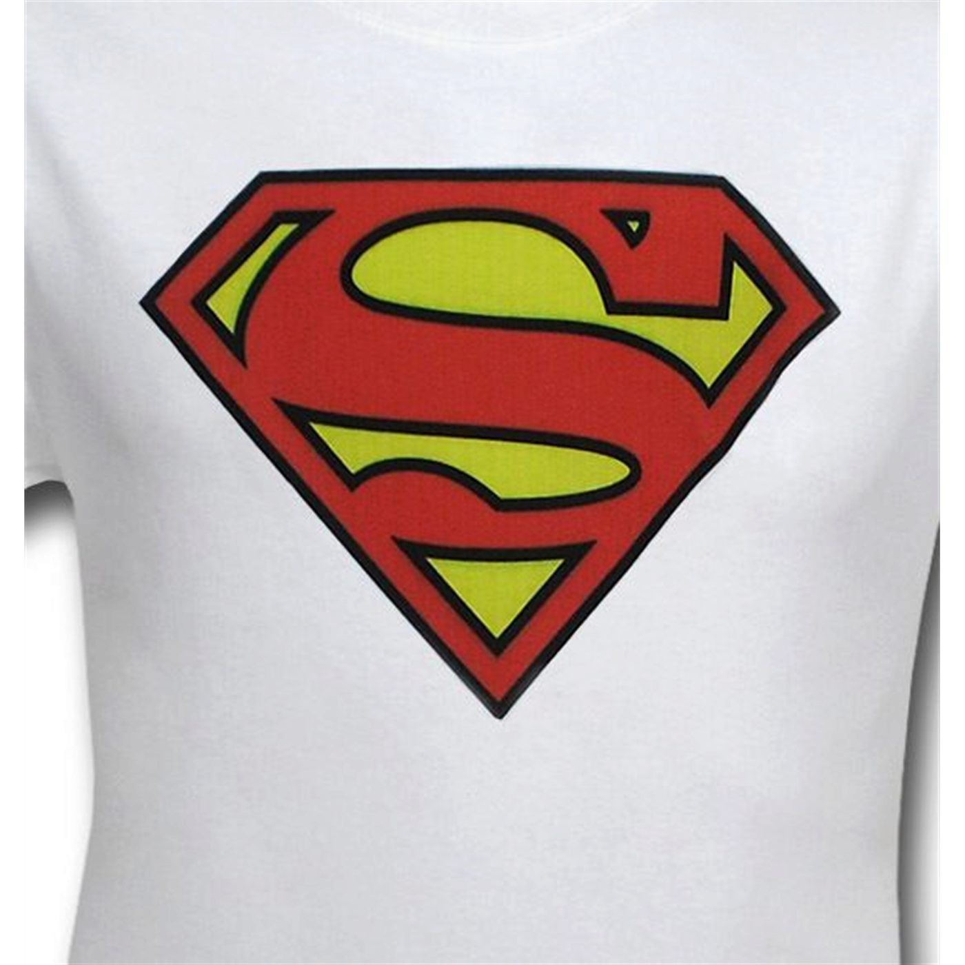 Superman Symbol White Kids T-Shirt