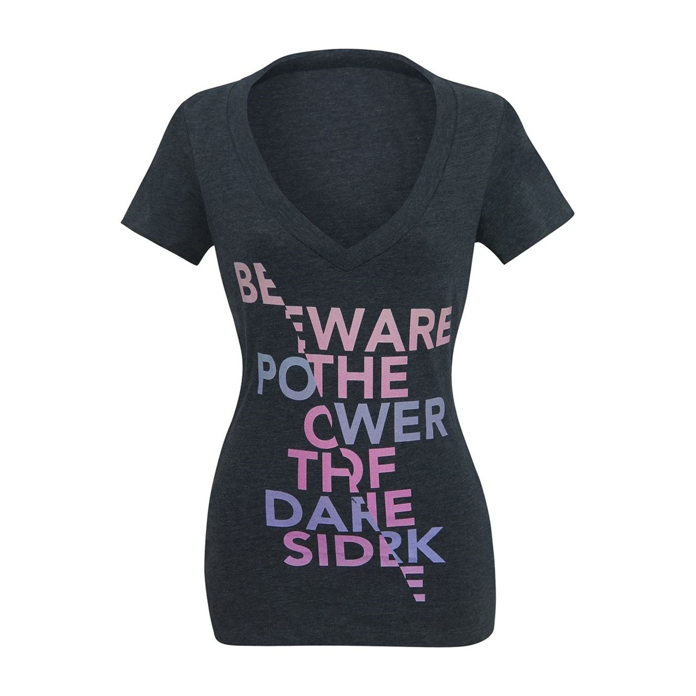 Star Wars Beware the Power Women's V-Neck T-Shirt