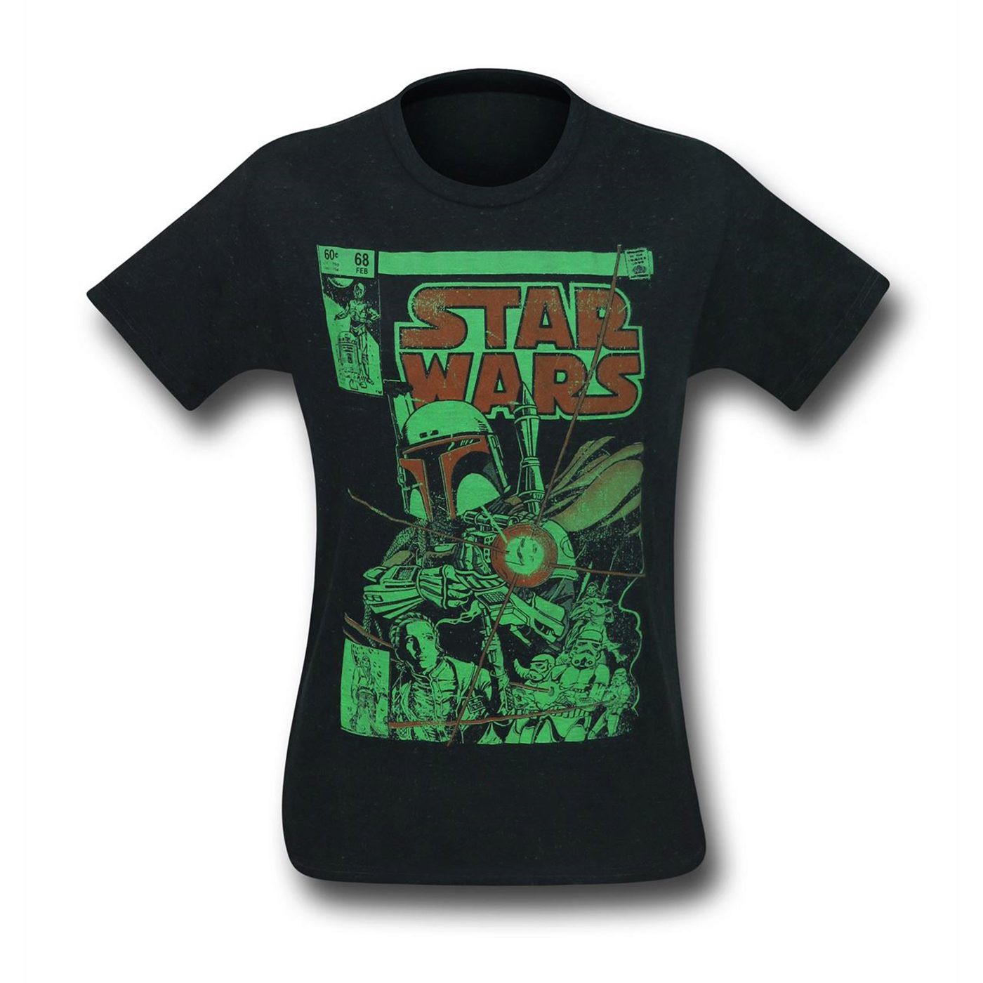 Star Wars Boba Fett Comic Cover #68 Men's T-Shirt