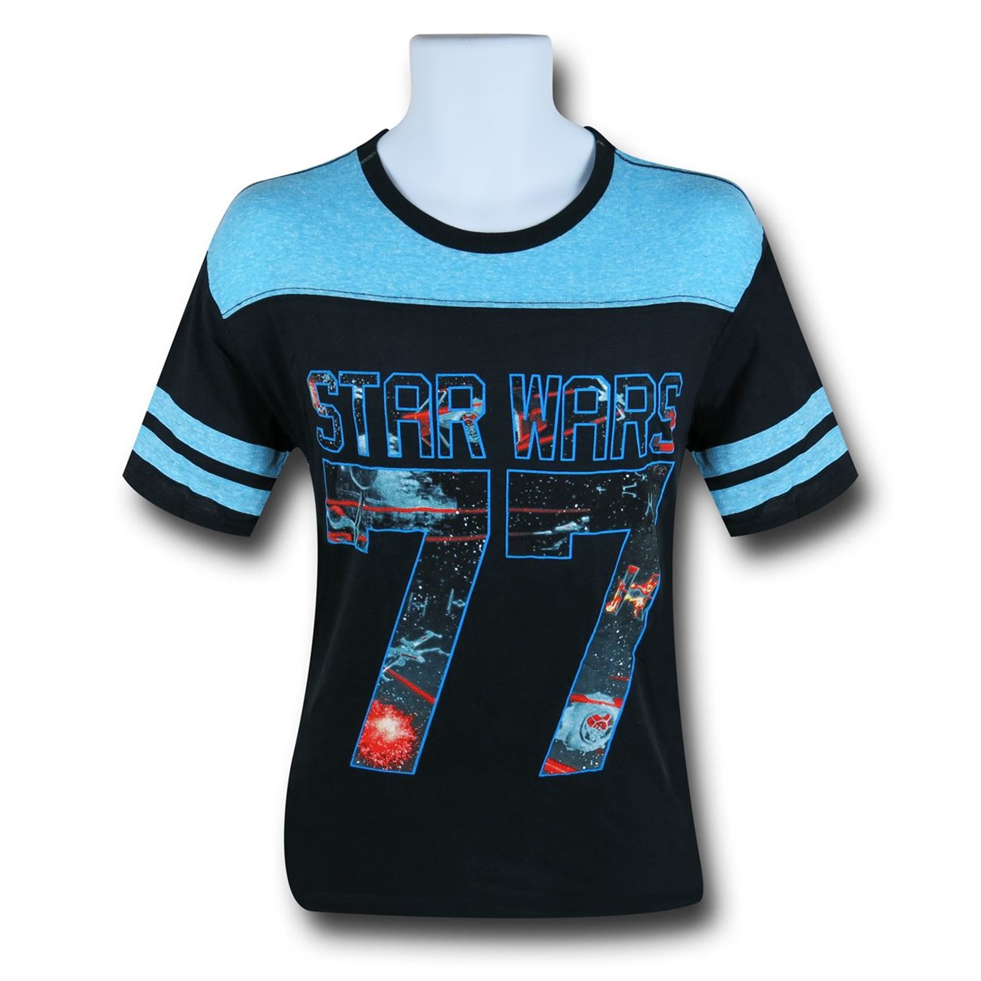 Star Wars Turquoise 77 Athletic Men's T-Shirt