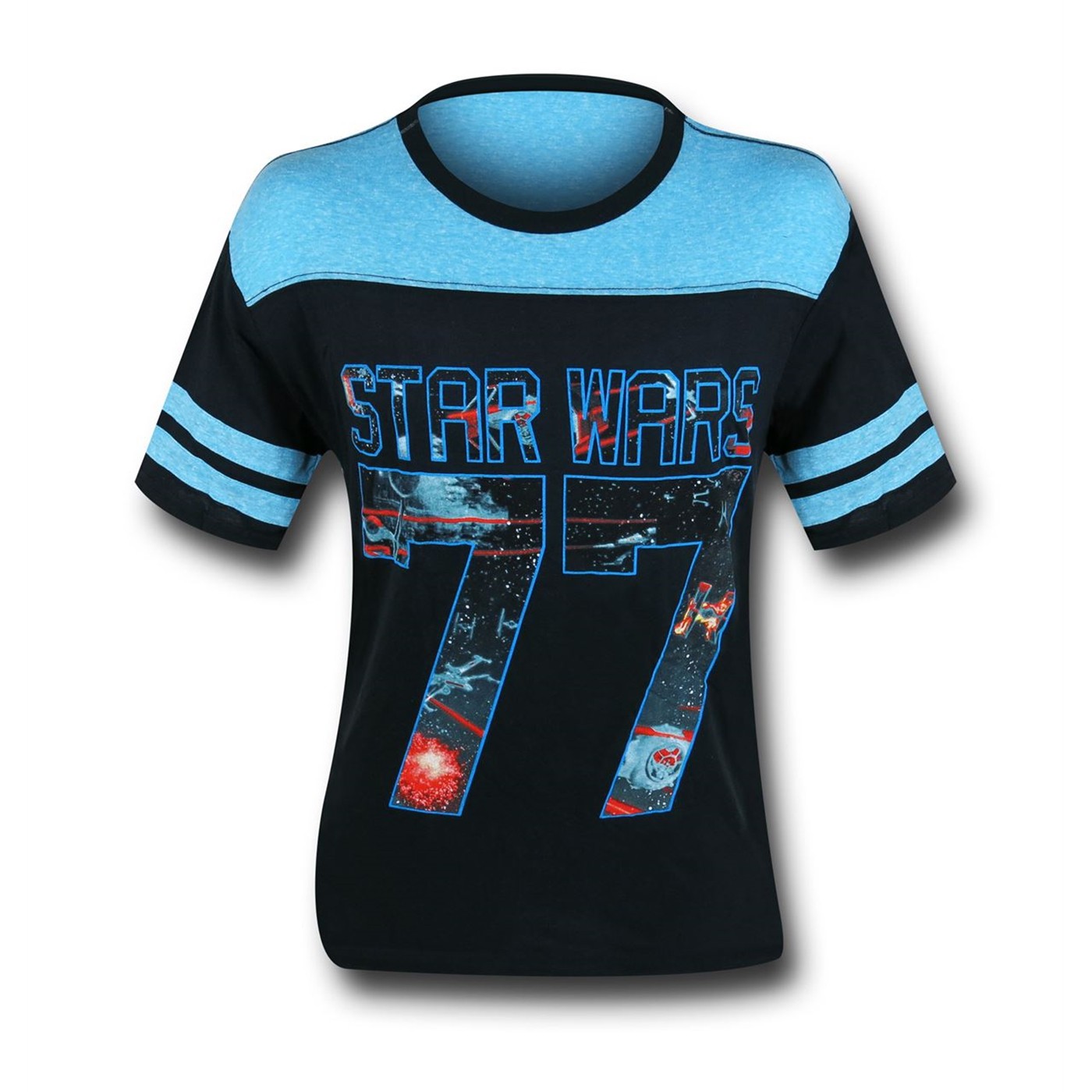 Star Wars Turquoise 77 Athletic Men's T-Shirt