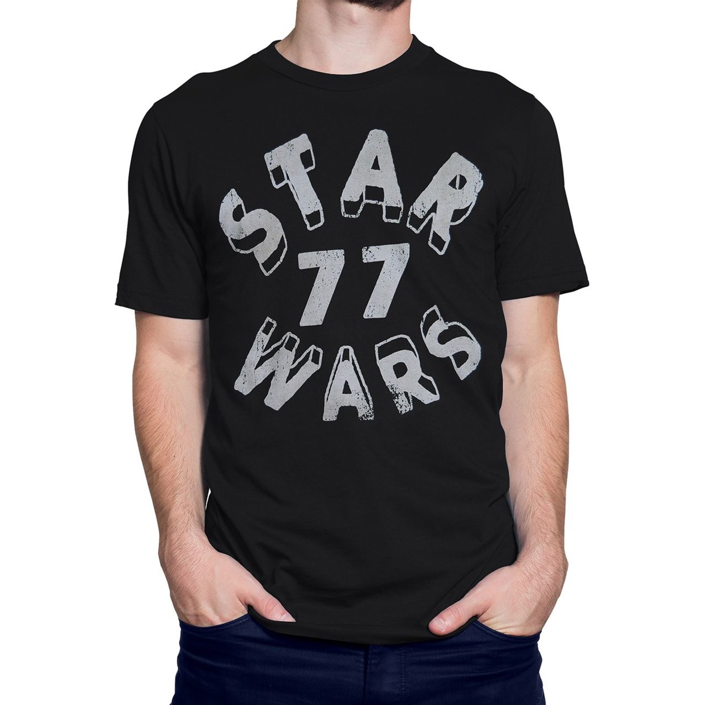 Star Wars Distressed 77 Men's T-Shirt