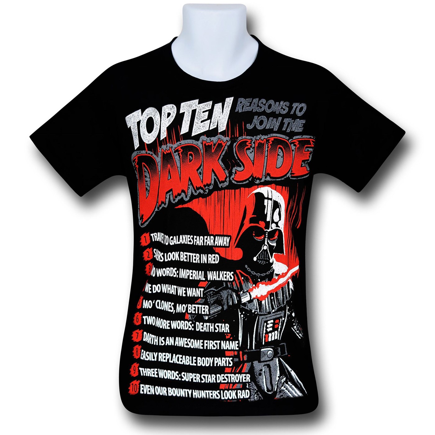 Star Wars Dark Side Top Ten Kids T-Shirt