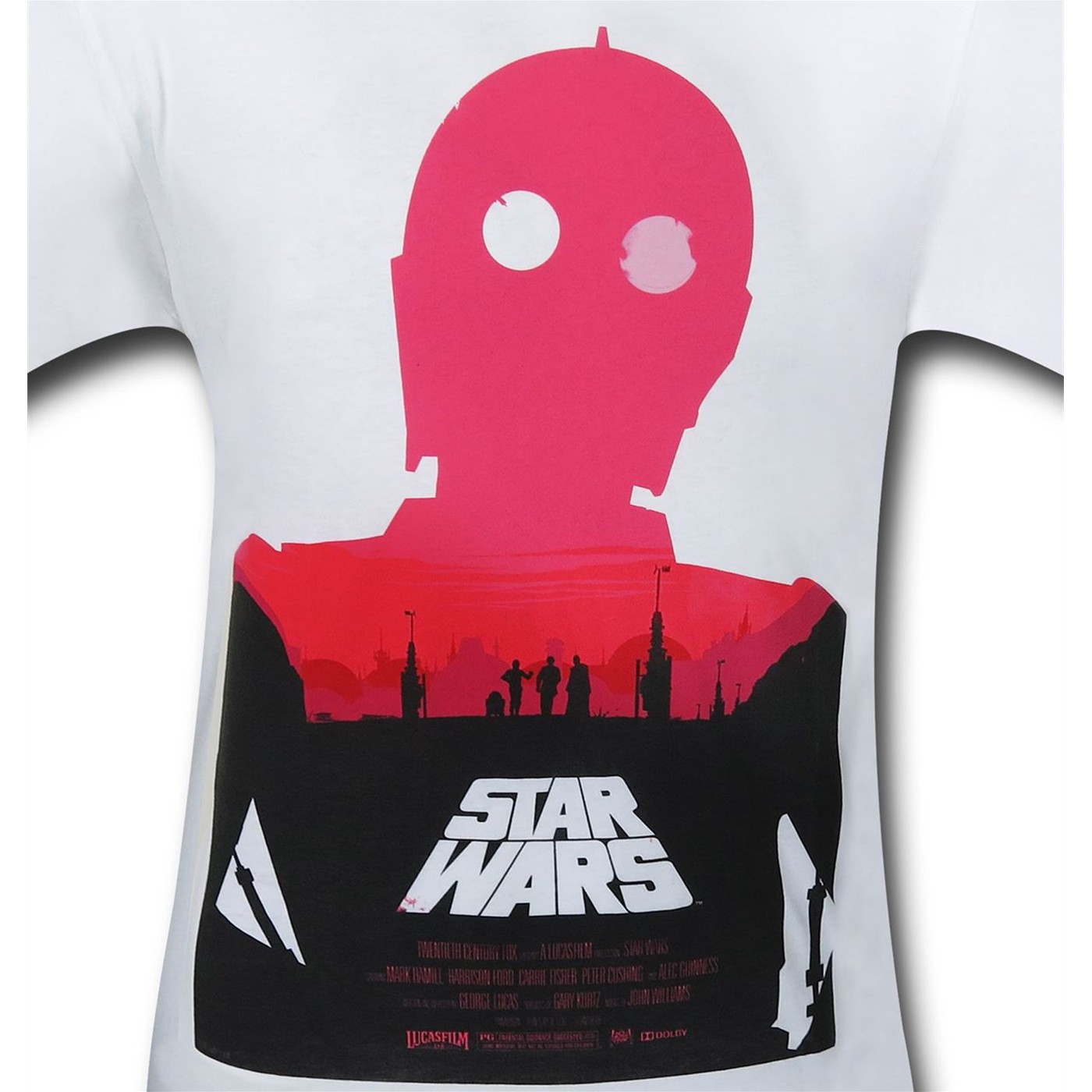 Star Wars First Movie Poster Men's T-Shirt