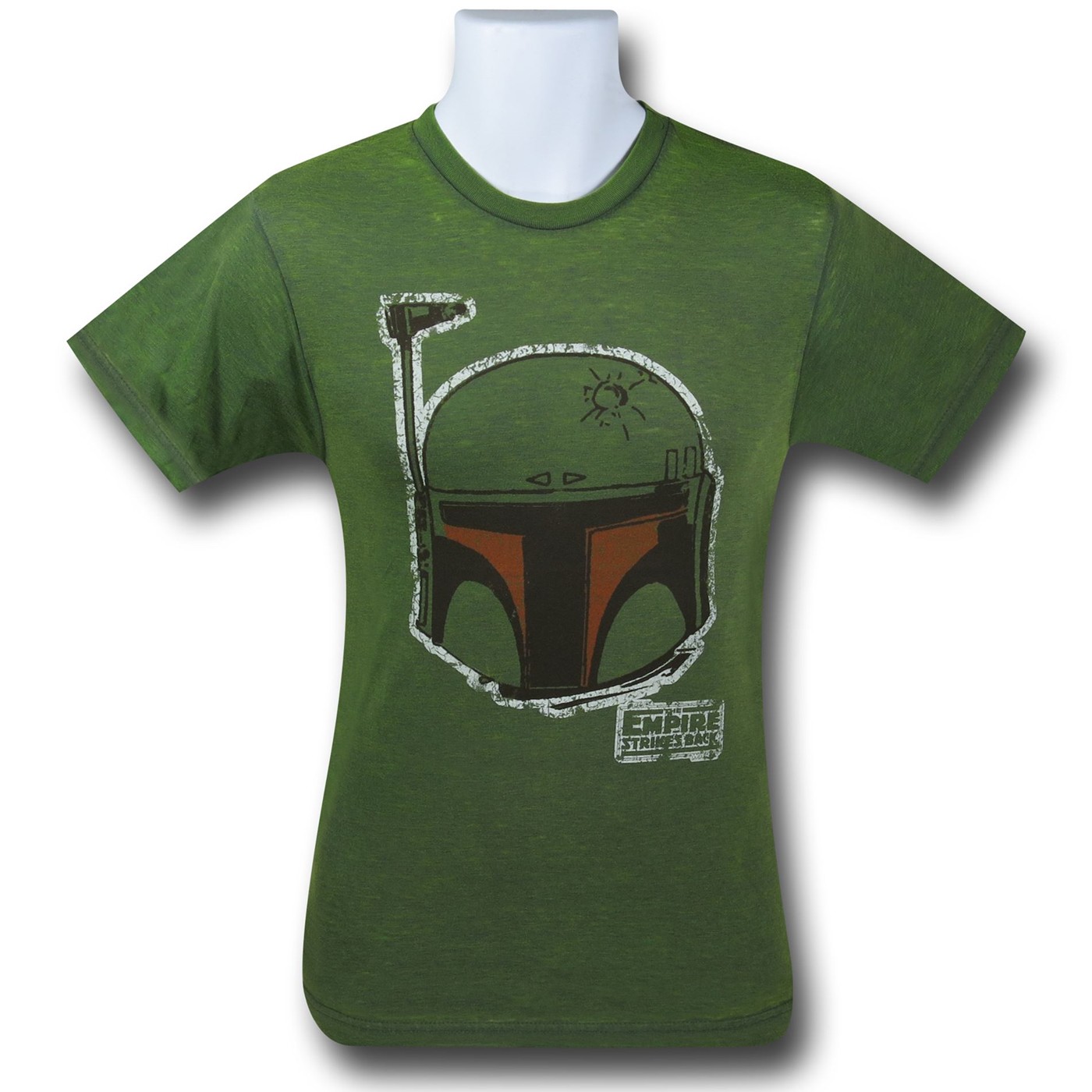 Star Wars Boba Green Burnout T-Shirt