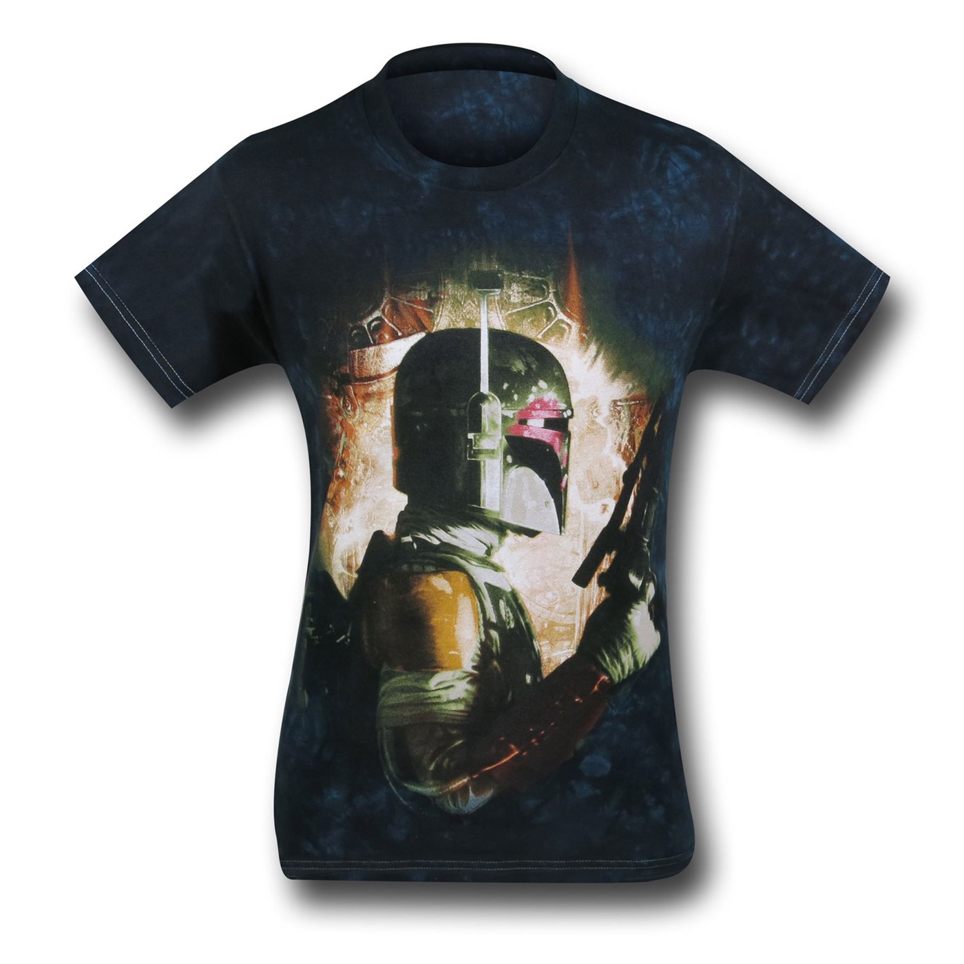 Star Wars Boba Profile Tie-Dye T-Shirt