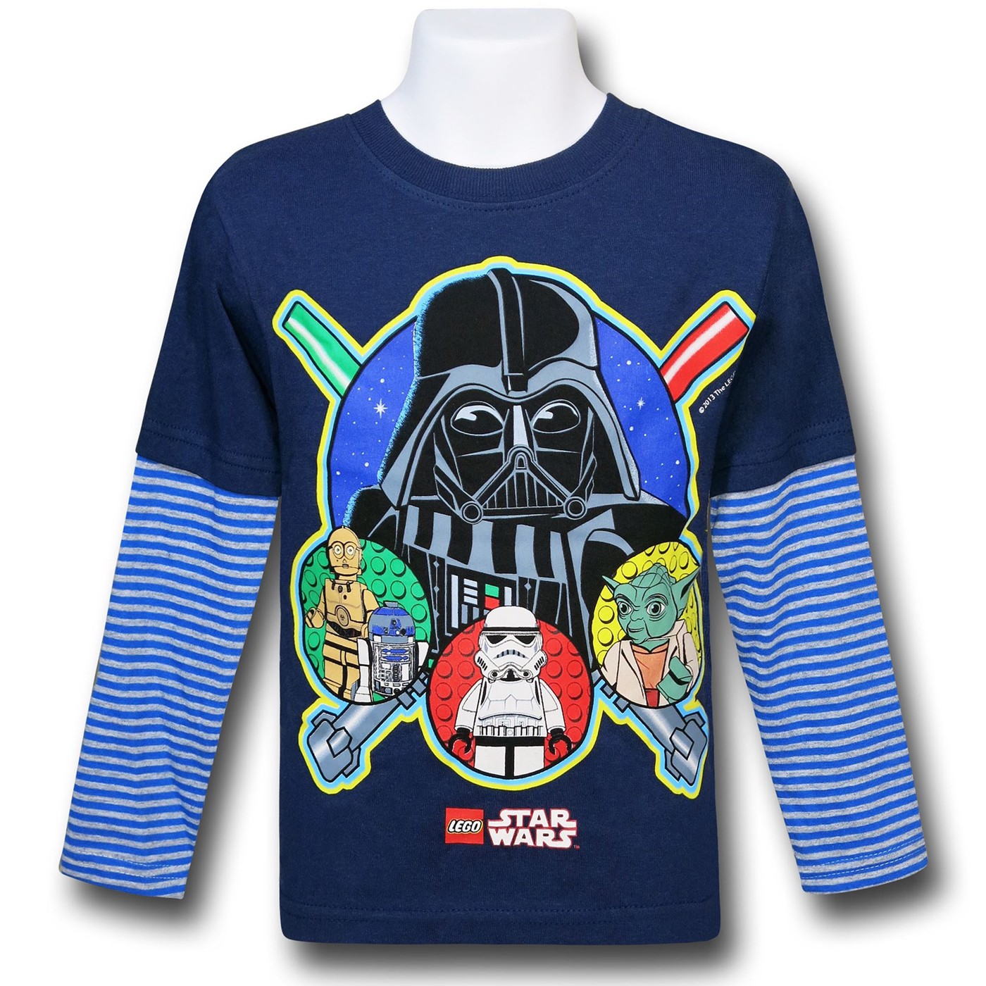 Star Wars Lego Kids Double-Sleeve T-Shirt