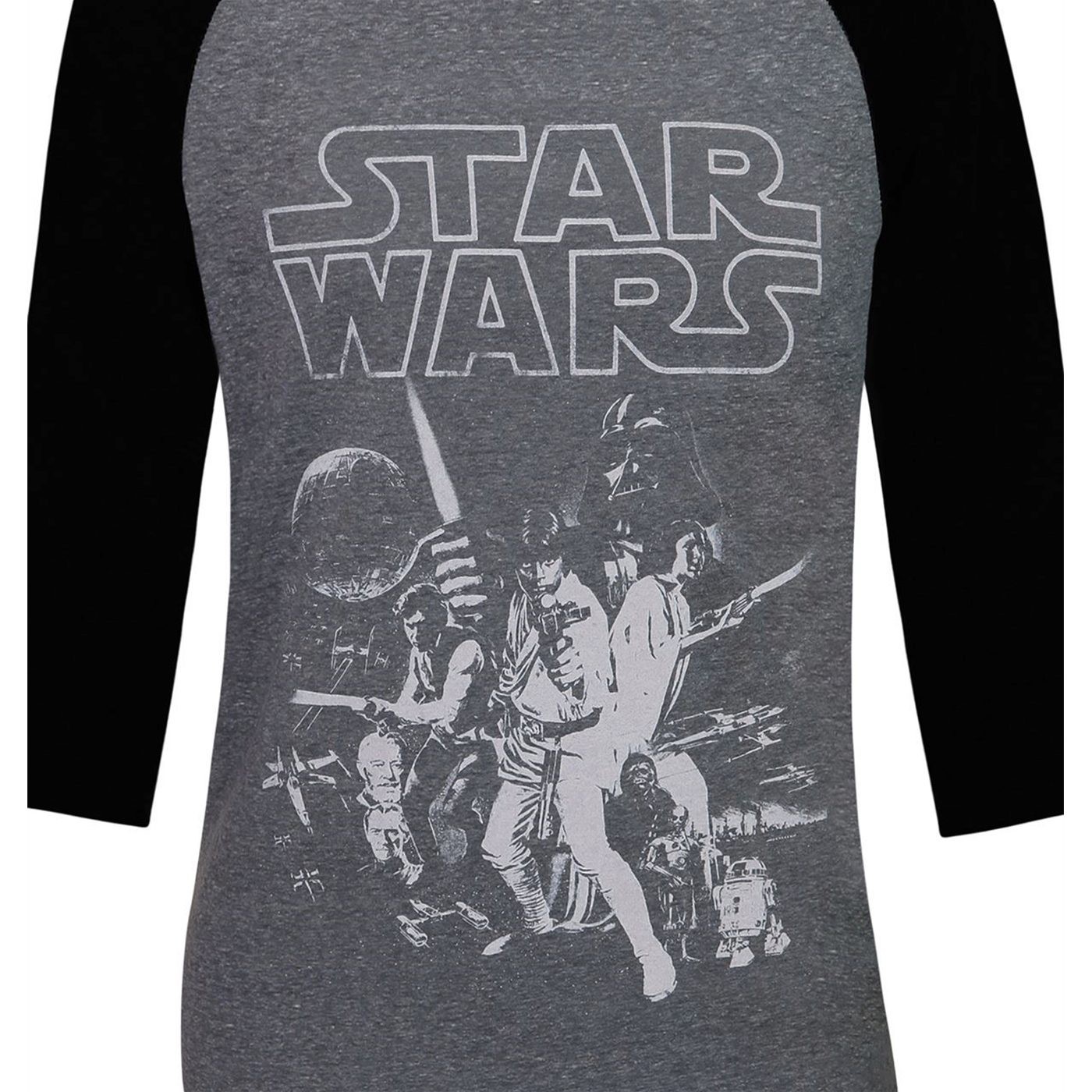 Star Wars New Hope Poster Men's Baseball T-Shirt