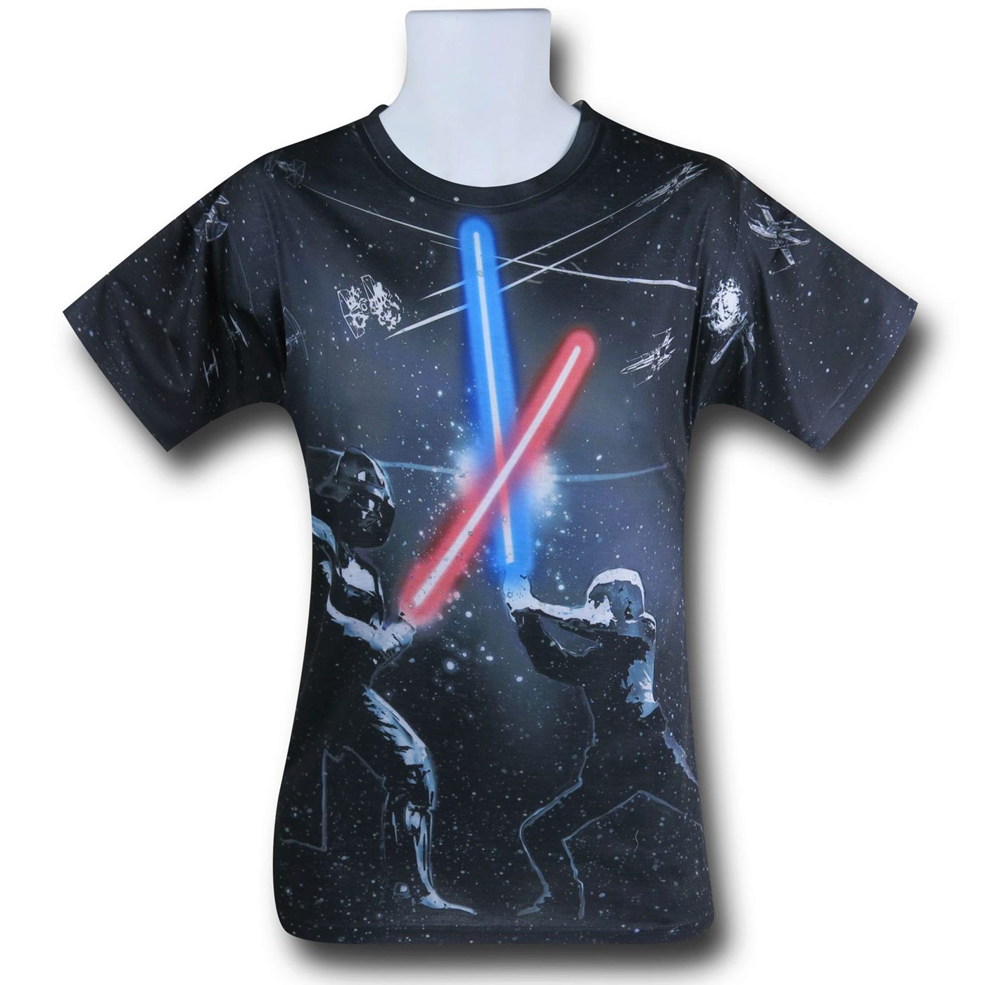 Star Wars Sublimated Saber Fight T-Shirt