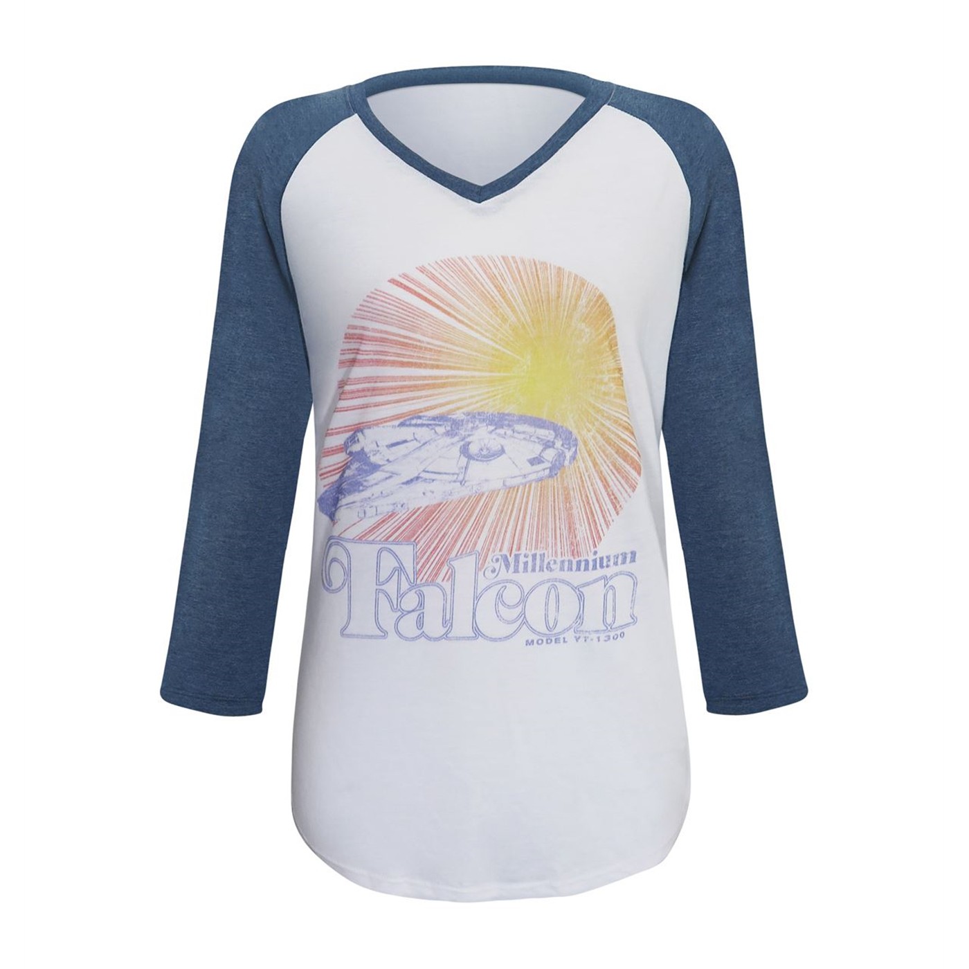 Star Wars Solo The Falcon Women's Baseball T-Shirt